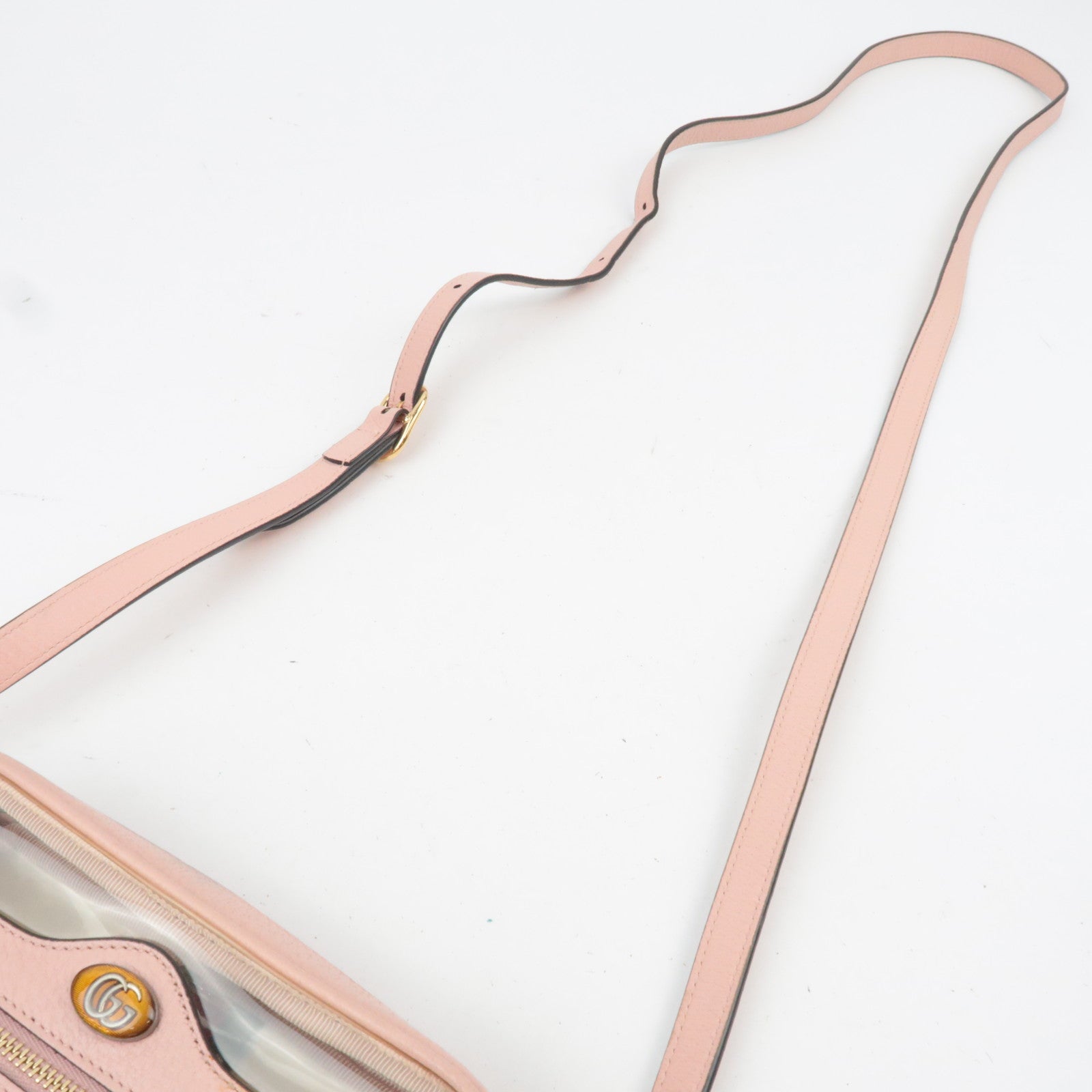 GUCCI Ophidia Clear Shoulder Bag Pink 517350