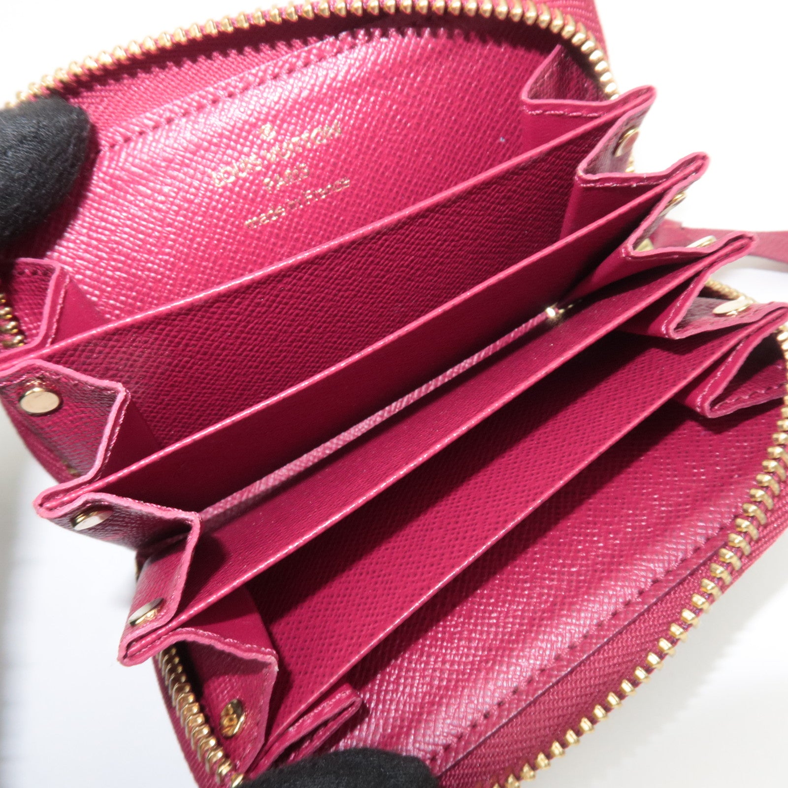 Louis Vuitton Monogram Multi Cartes Coin Case Fuchsia M61299
