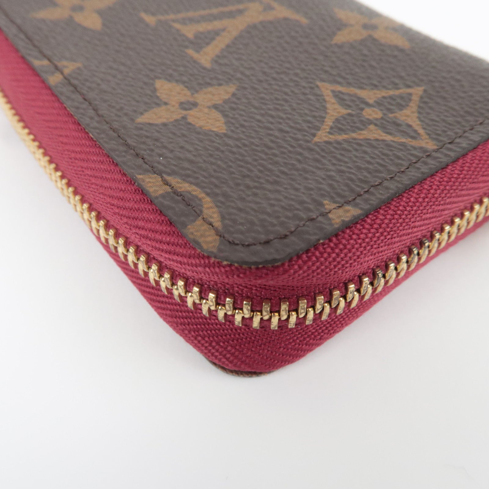 Louis Vuitton Monogram Multi Cartes Coin Case Fuchsia M61299