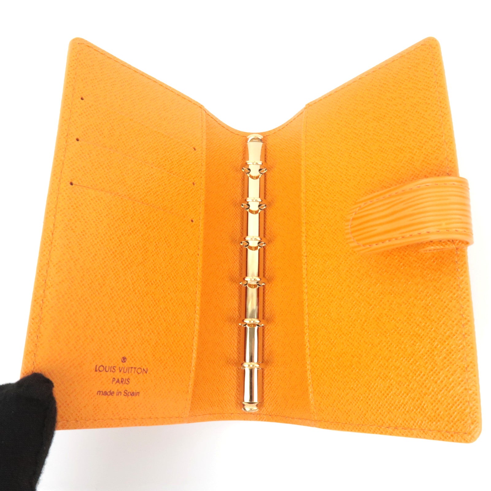 Louis Vuitton Epi Agenda PM Planner Cover Mandarin R2005H