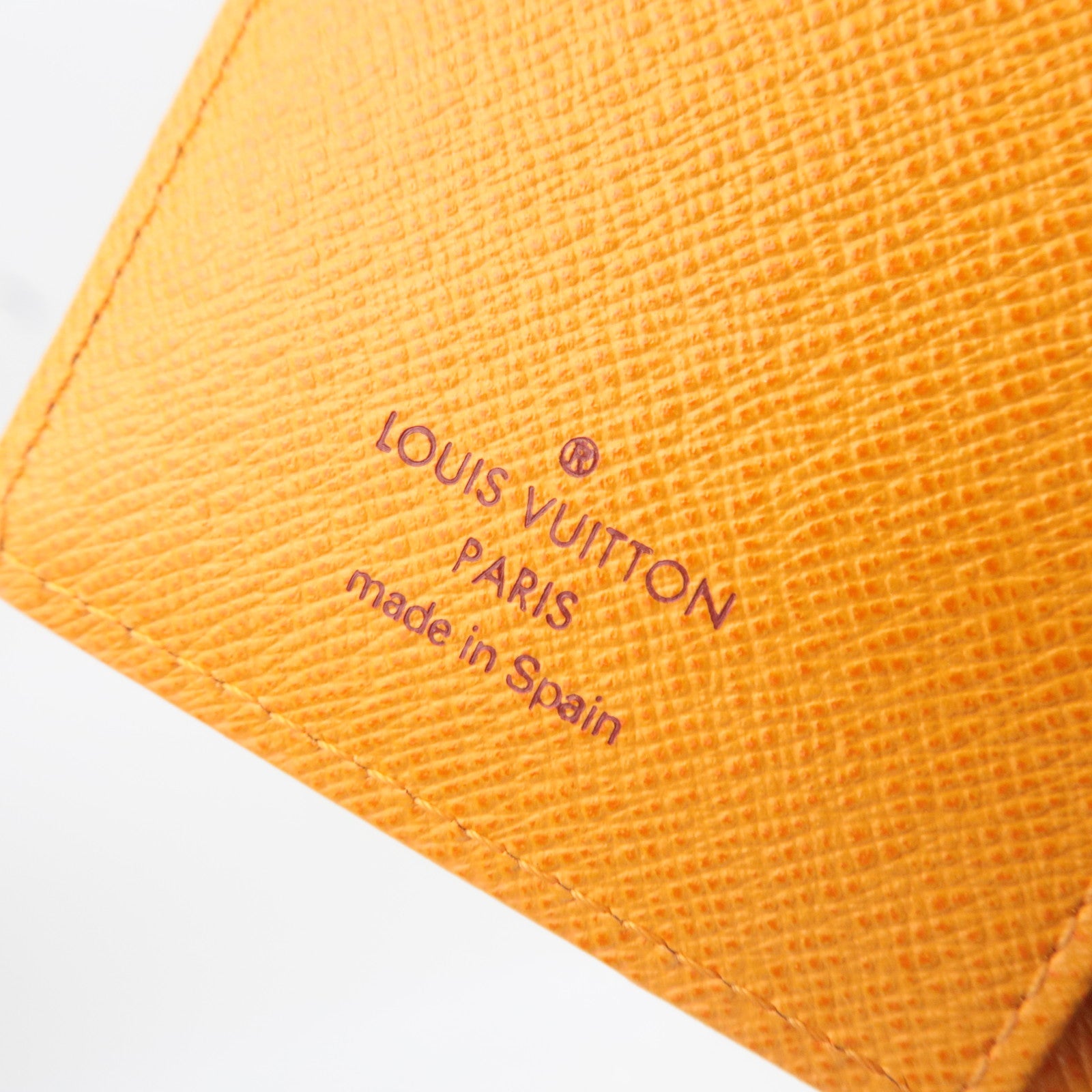 Louis Vuitton Epi Agenda PM Planner Cover Mandarin R2005H