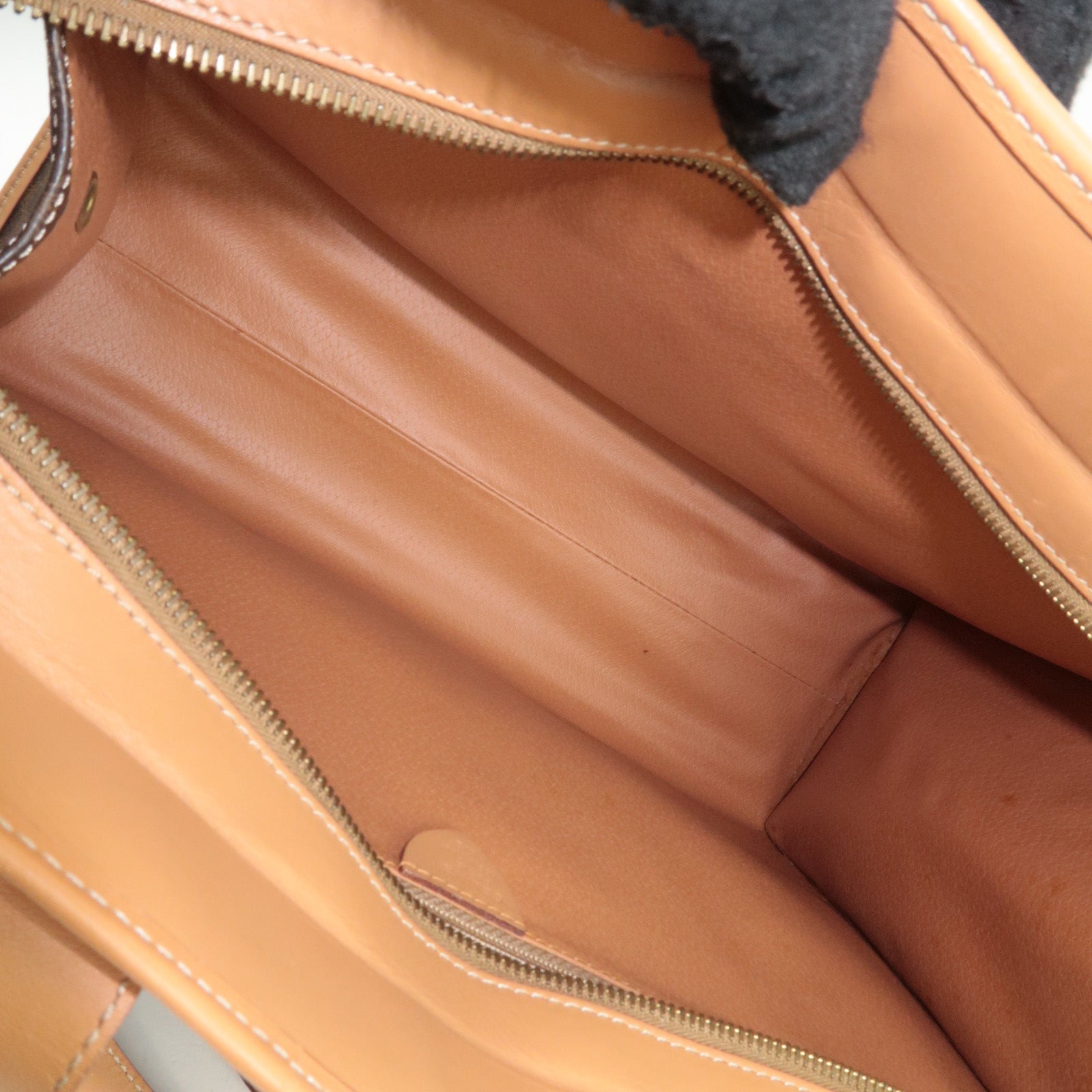 CELINE Macadam PVC Leather Tote Bag Brown