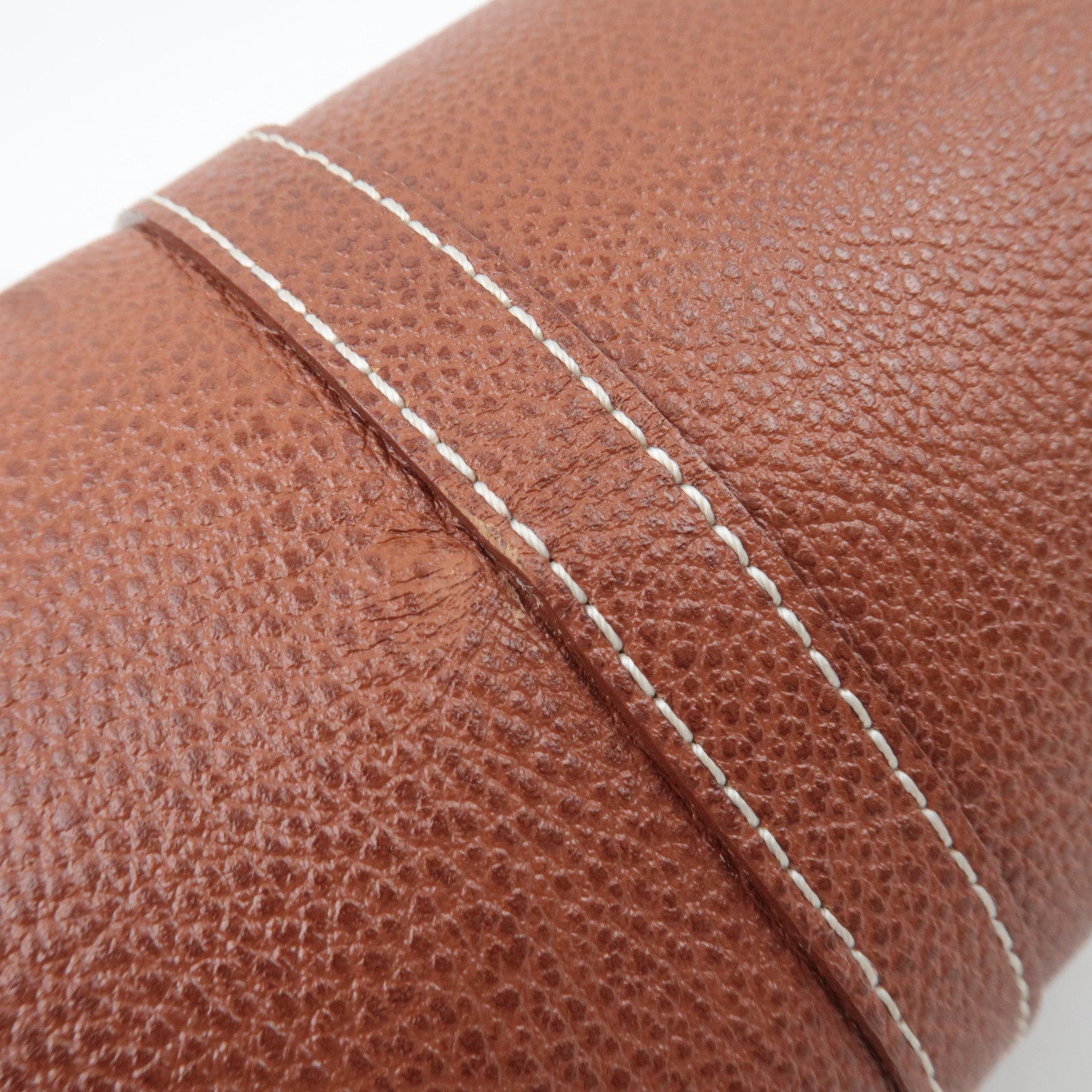SAINT LAURENT YSL Logo Leather Handbag Brown