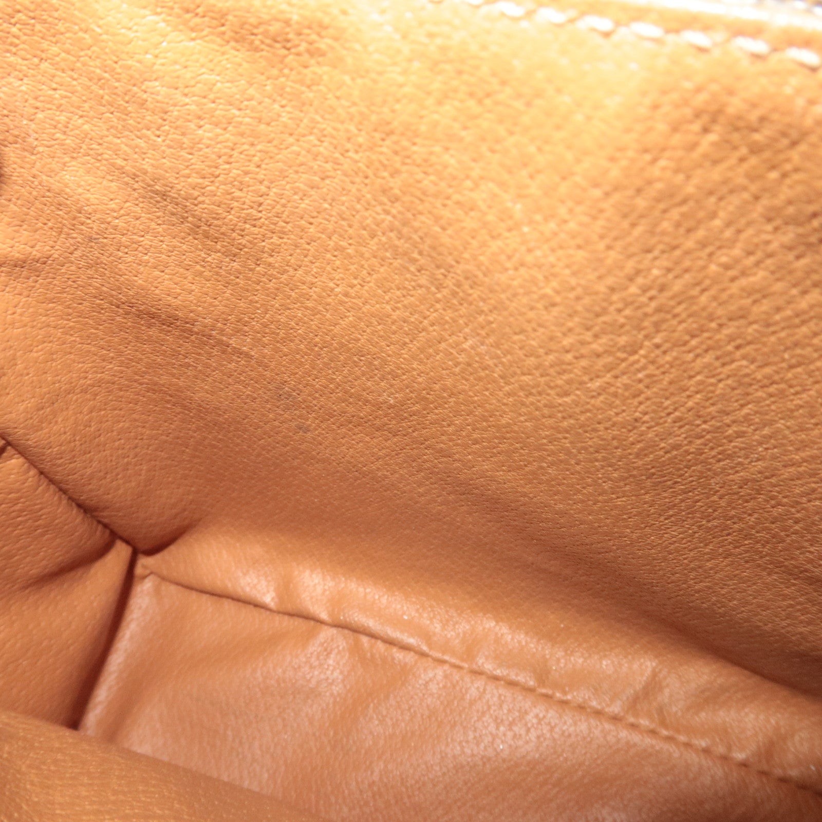 CELINE Macadam PVC Leather Shoulder Bag Brown