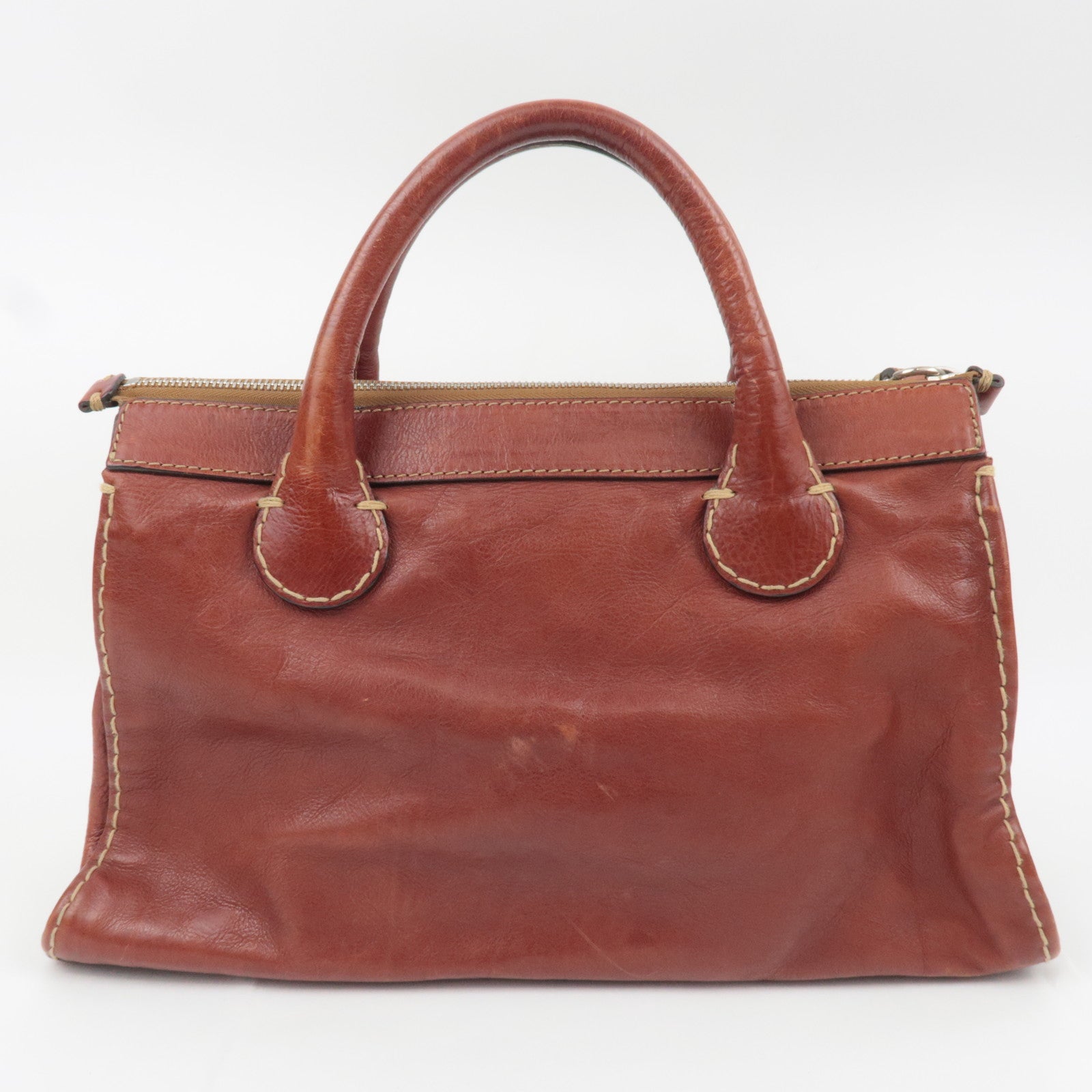 Chloe Edith Leather Handbag Brown