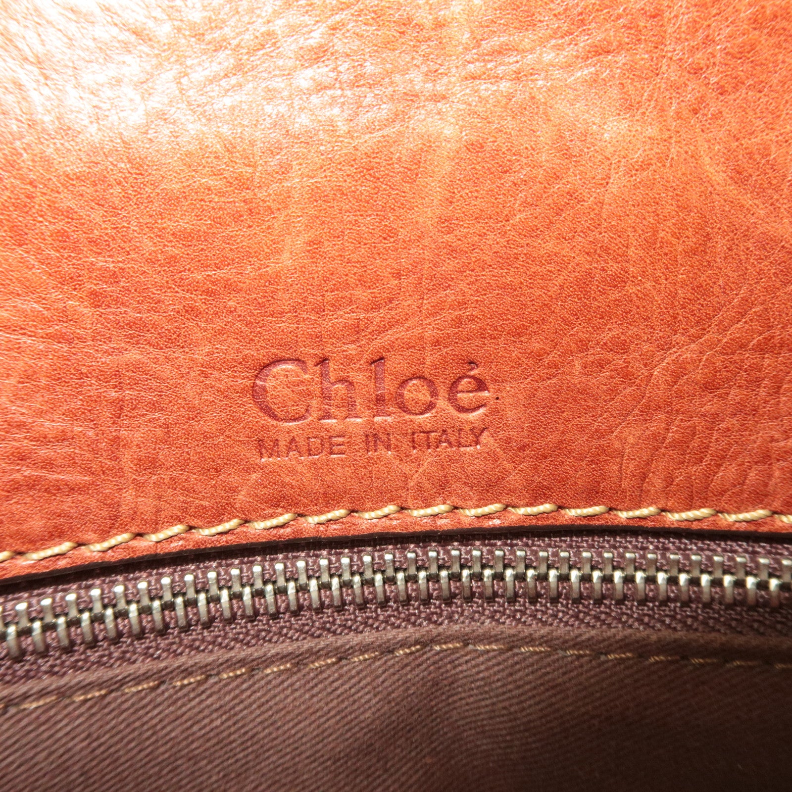 Chloe Edith Leather Handbag Brown