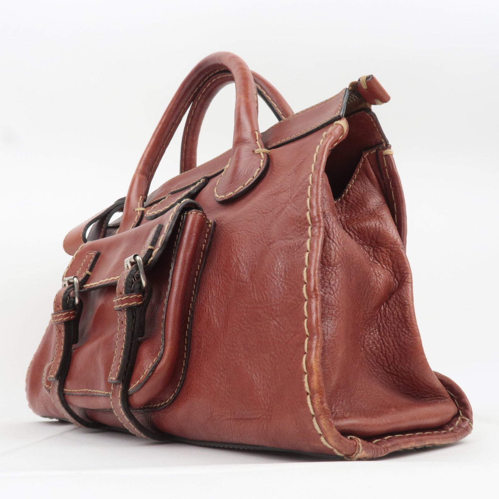 Chloe Edith Leather Handbag Brown