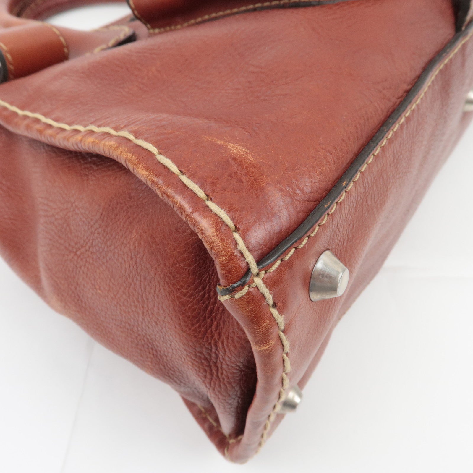 Chloe Edith Leather Handbag Brown
