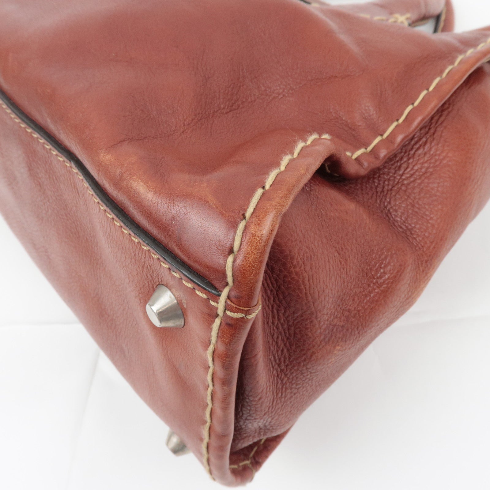 Chloe Edith Leather Handbag Brown