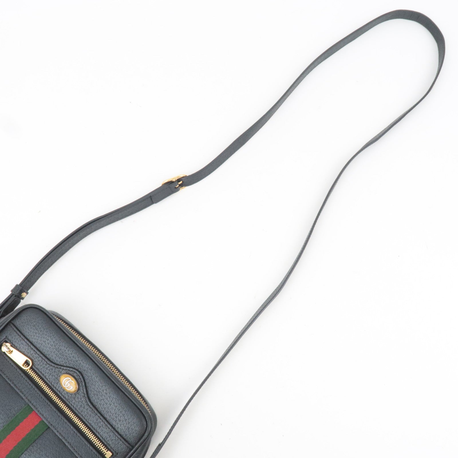 GUCCI Ophidia Sherry Shoulder Bag Black 517350