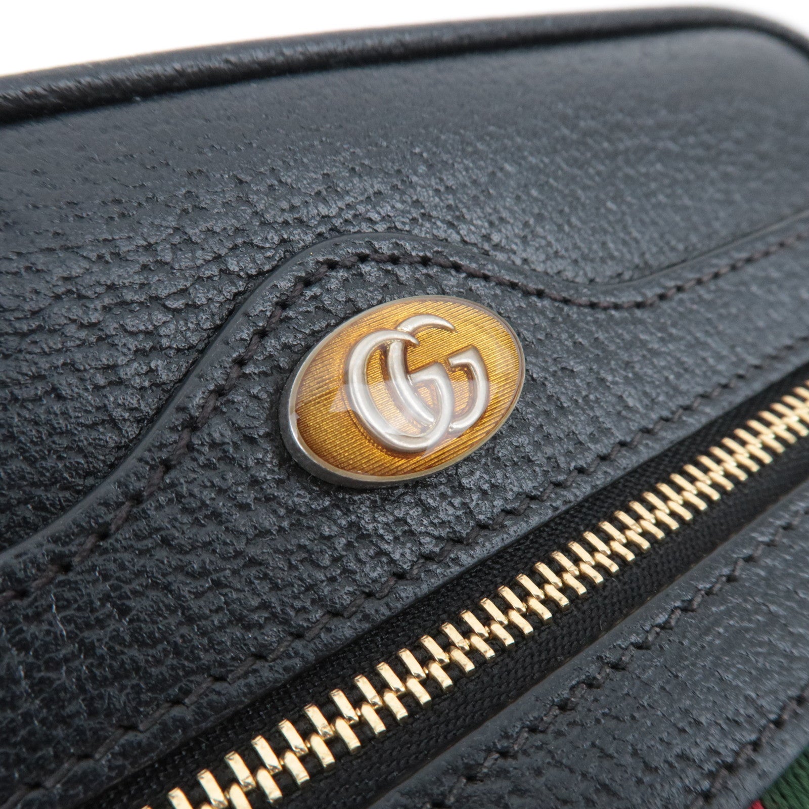 GUCCI Ophidia Sherry Shoulder Bag Black 517350