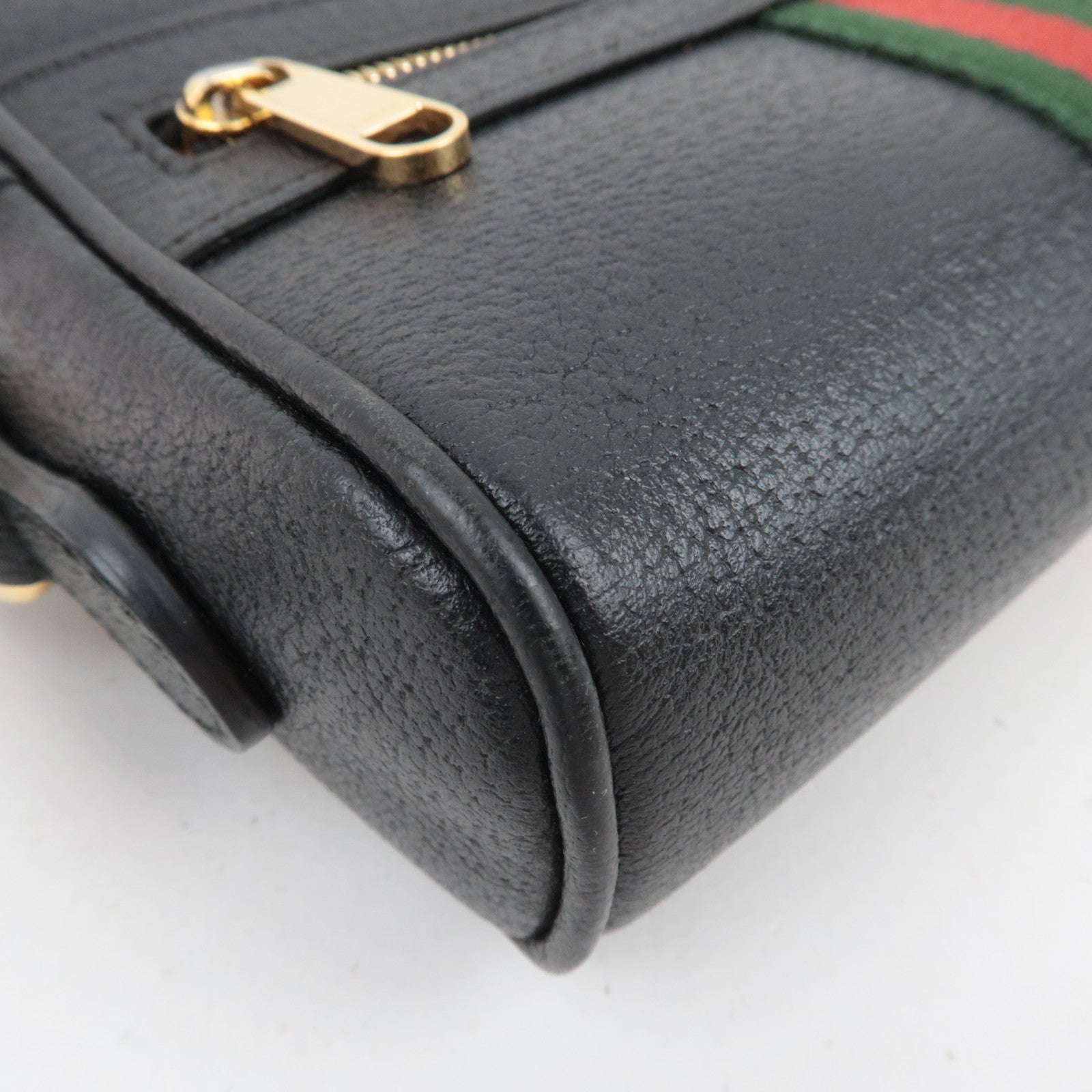 GUCCI Ophidia Sherry Shoulder Bag Black 517350