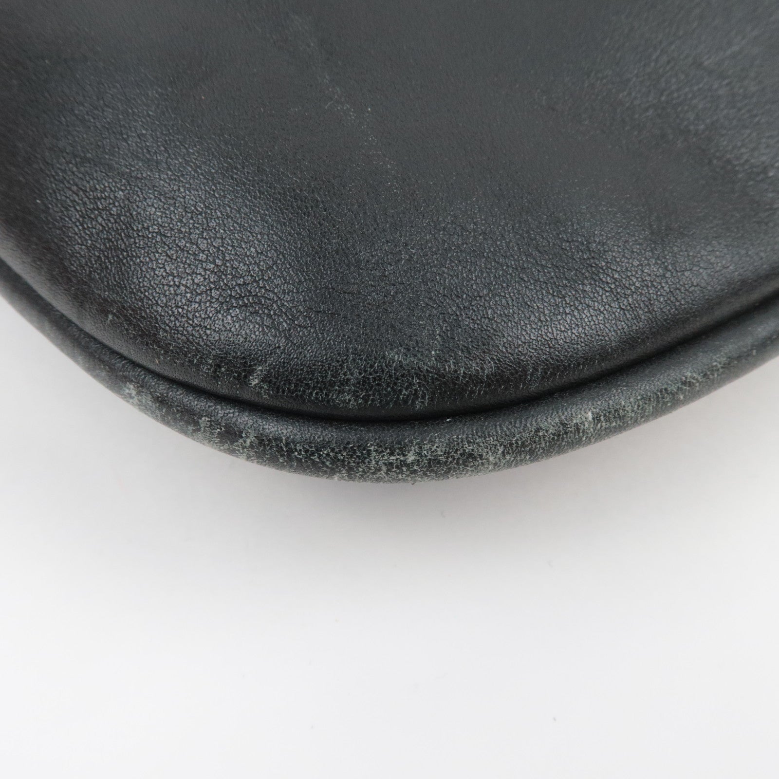 GUCCI Leather Shoulder Bag Black 001.4030