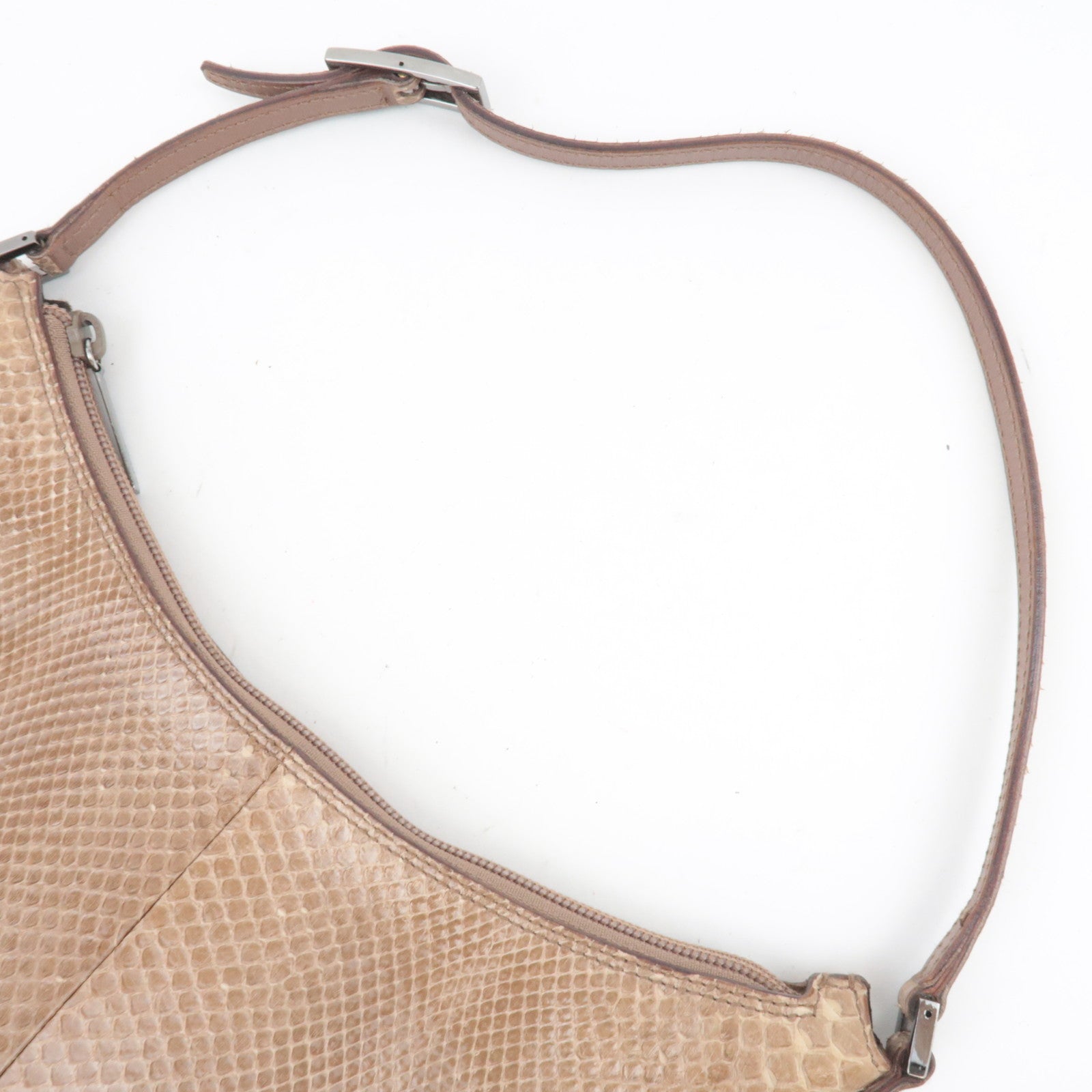 GUCCI Leather Shoulder Bag Brown 005.0813
