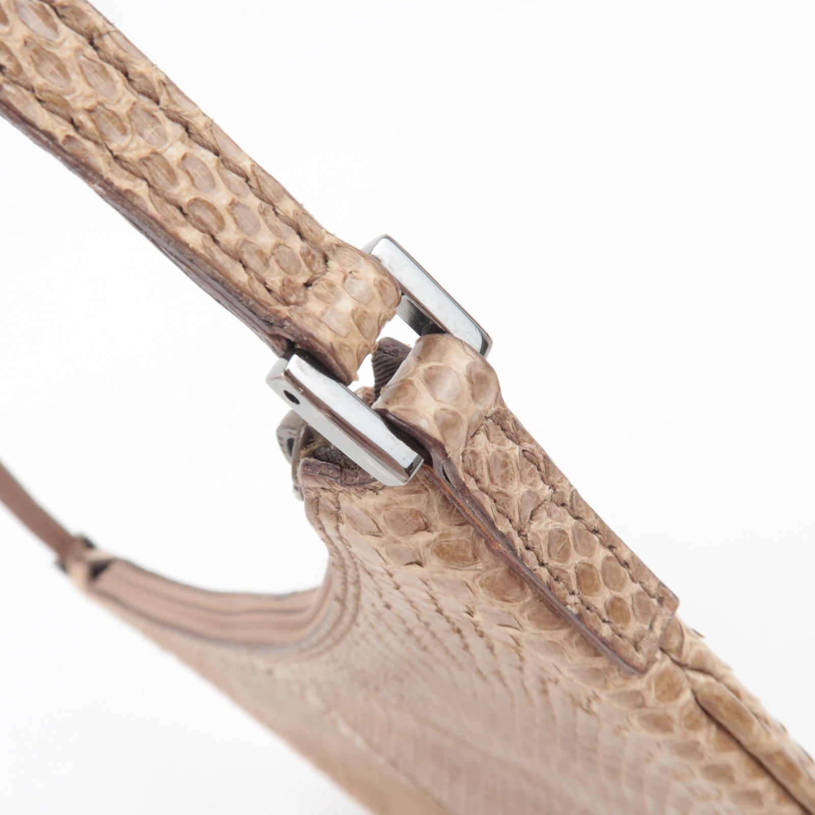 GUCCI Leather Shoulder Bag Brown 005.0813