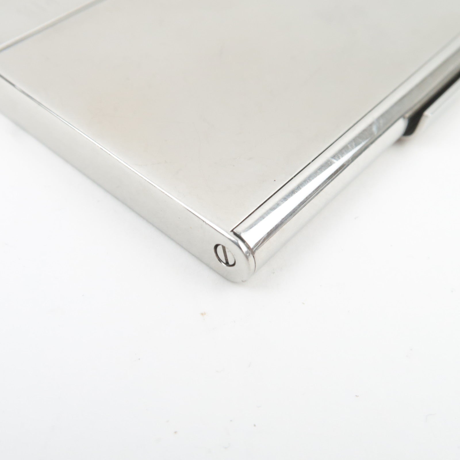 Louis Vuitton Porte Carte Champs Elysees Business Card Holder Silver Metal M65227