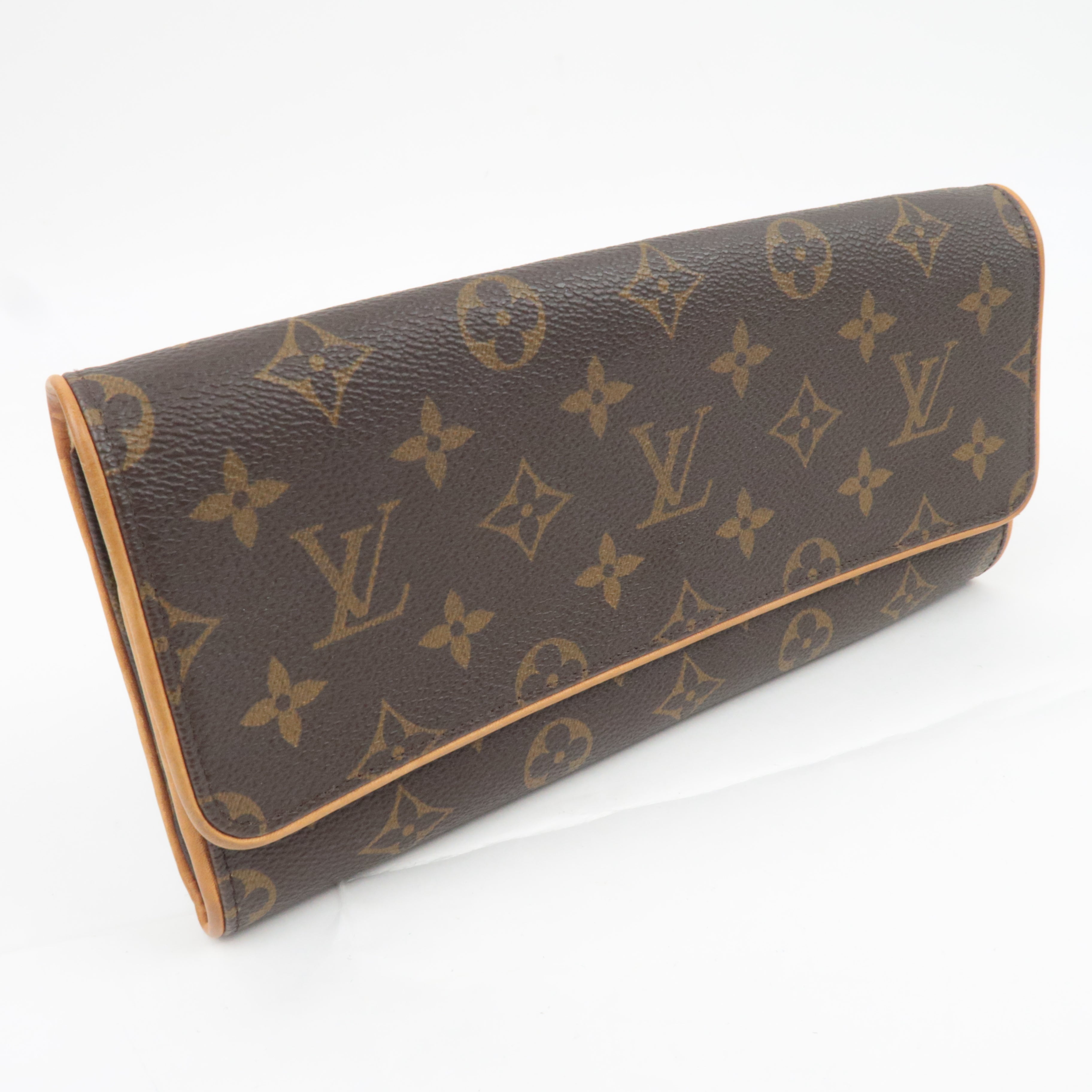 Louis Vuitton Monogram Pochette Twin GM Shoulder Bag M51852