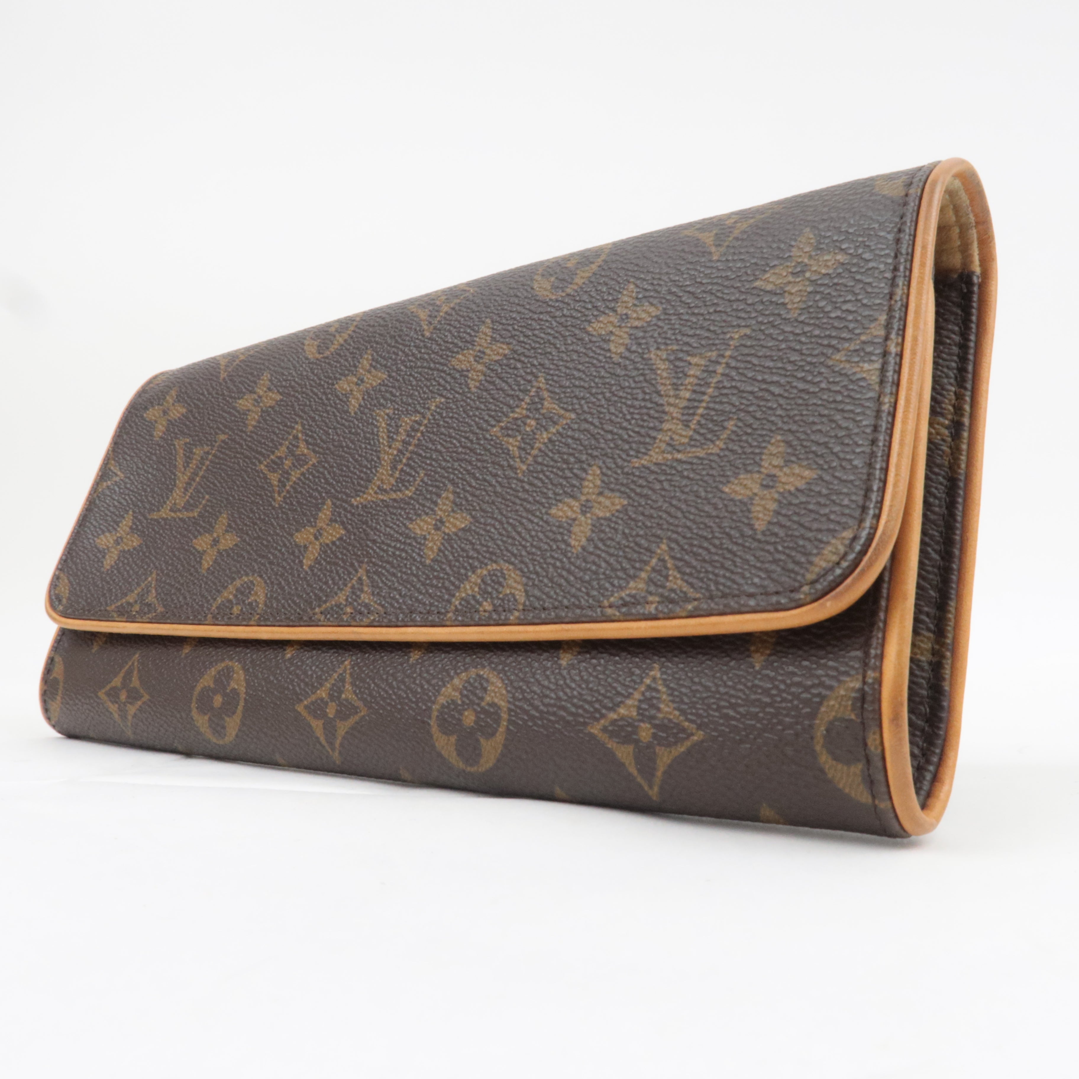 Louis Vuitton Monogram Pochette Twin GM Shoulder Bag M51852