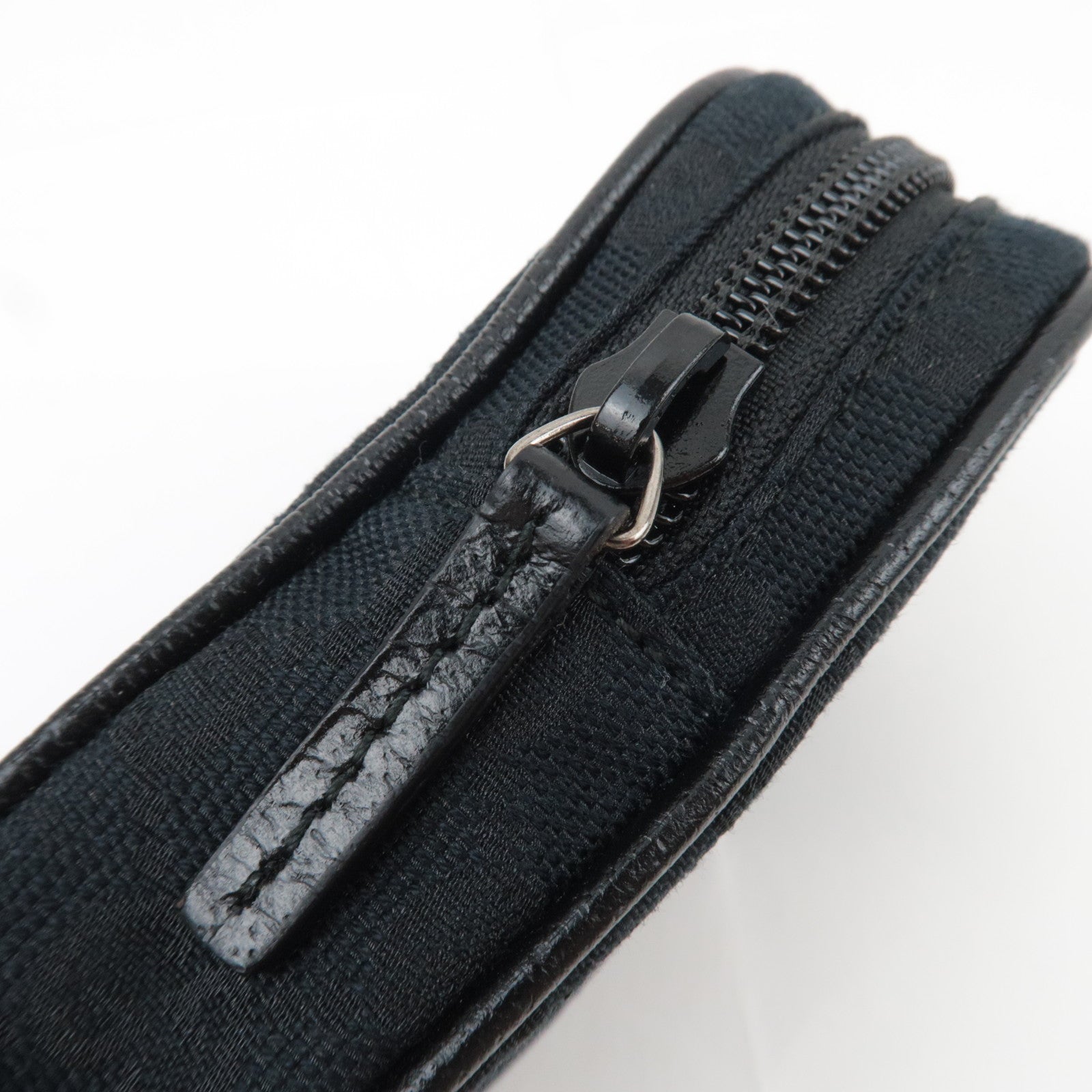 GUCCI GG Canvas Cigarette Case Mini Pouch Black 115249