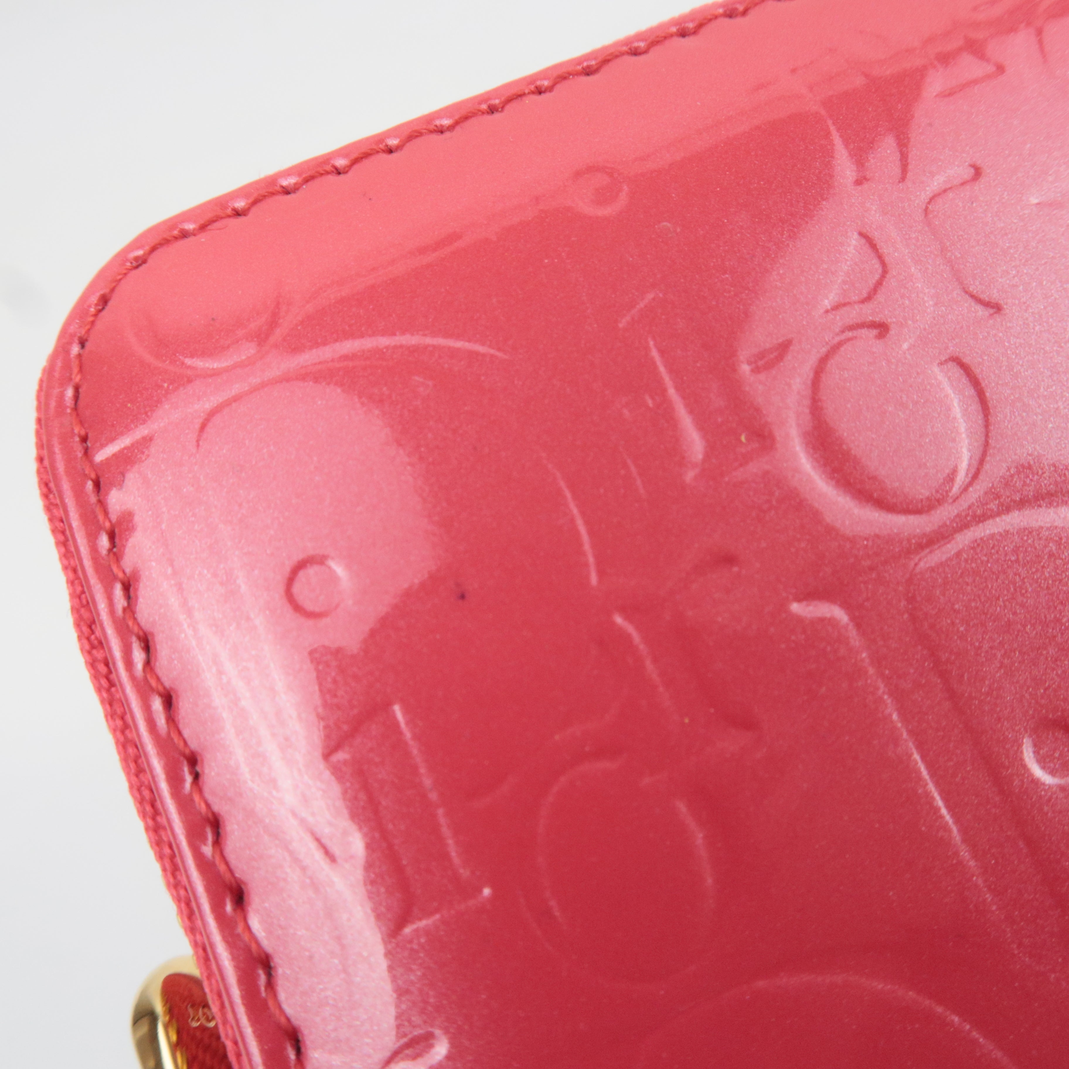 Christian Dior Trotter Patent Coin Case Pink