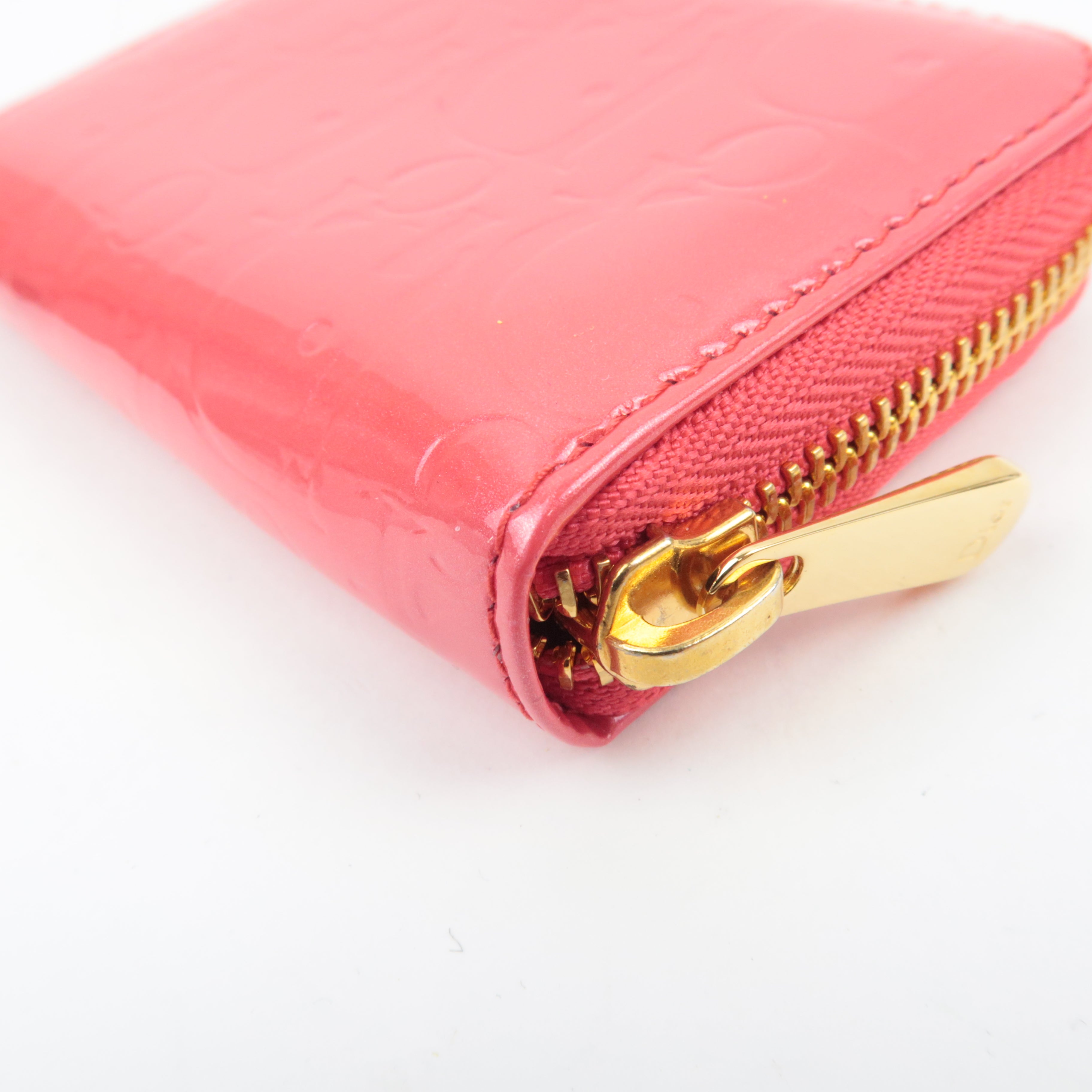 Christian Dior Trotter Patent Coin Case Pink