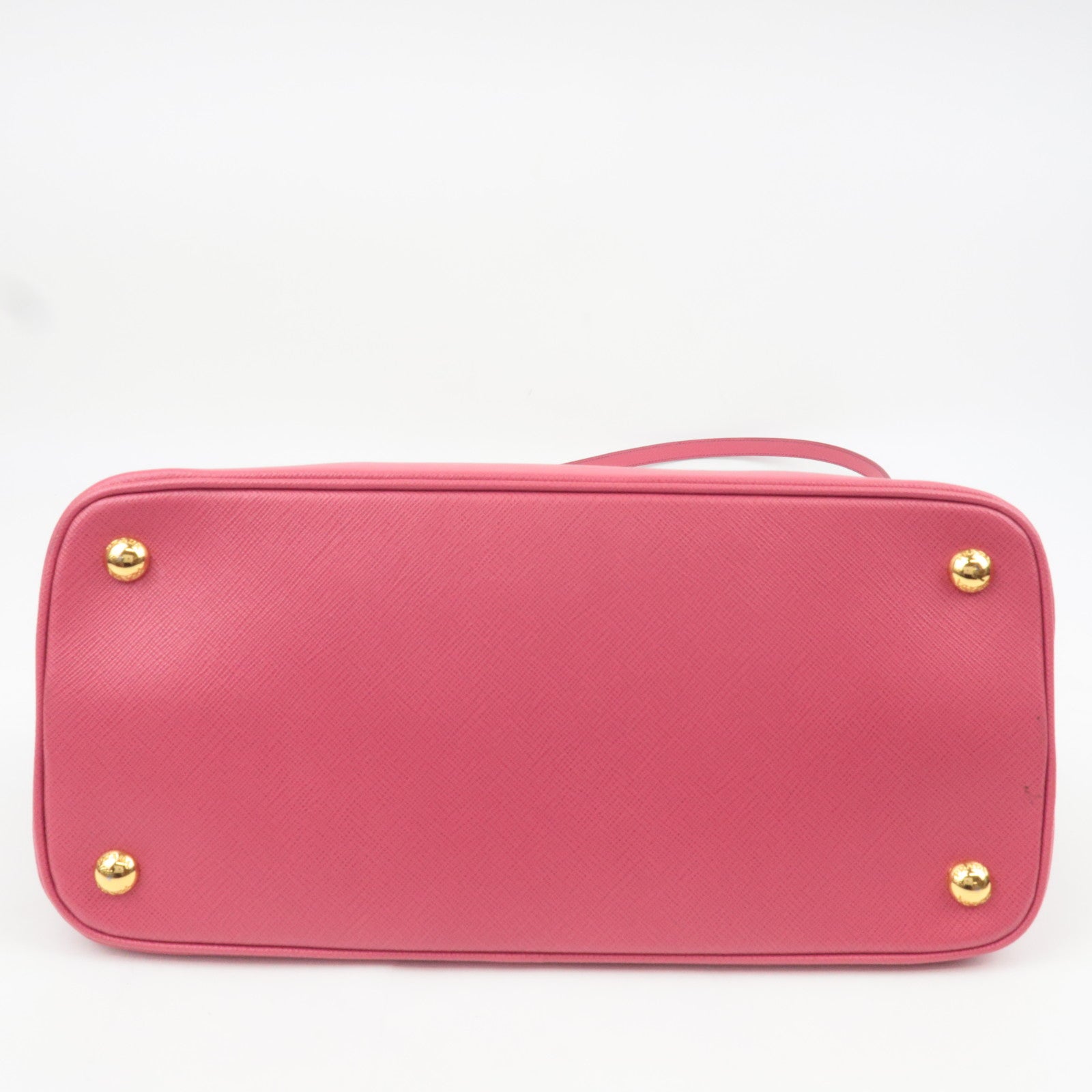 PRADA Saffiano 2Way Leather Handbag Pink BN2567