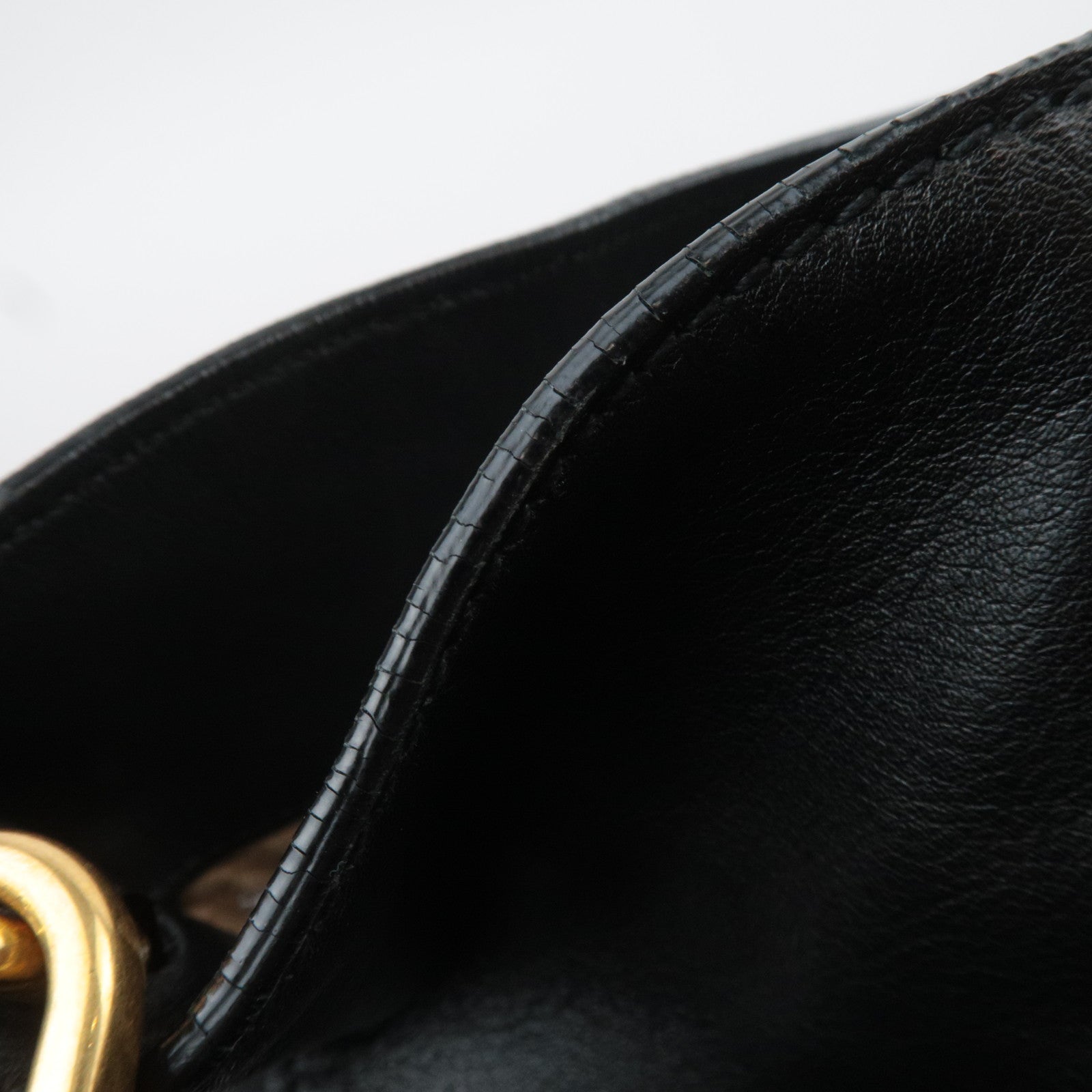 PRADA 2Way Leather Tote Bag Black