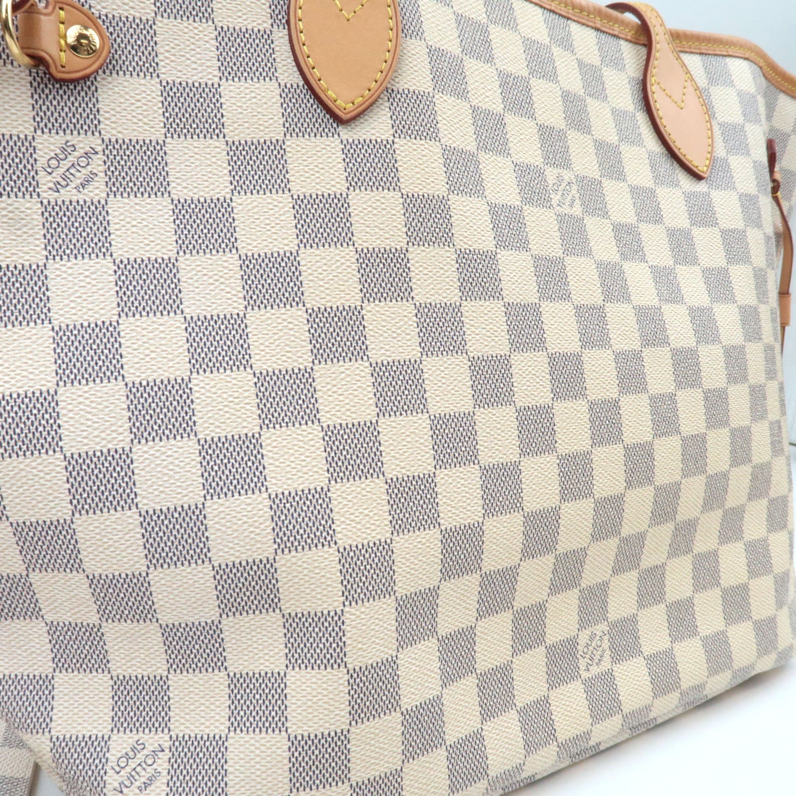 Louis Vuitton Damier Azur Neverfull MM Tote Bag N41361