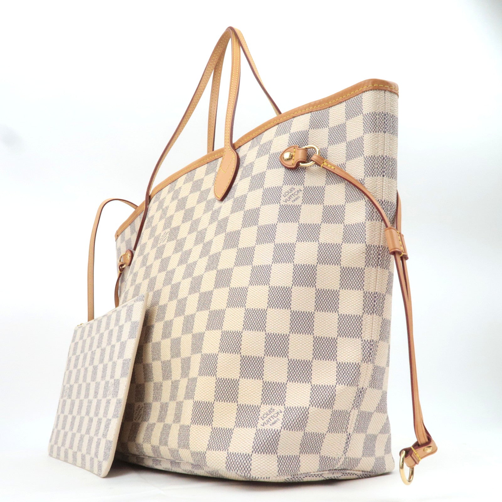 Louis Vuitton Damier Azur Neverfull MM Tote Bag N41361