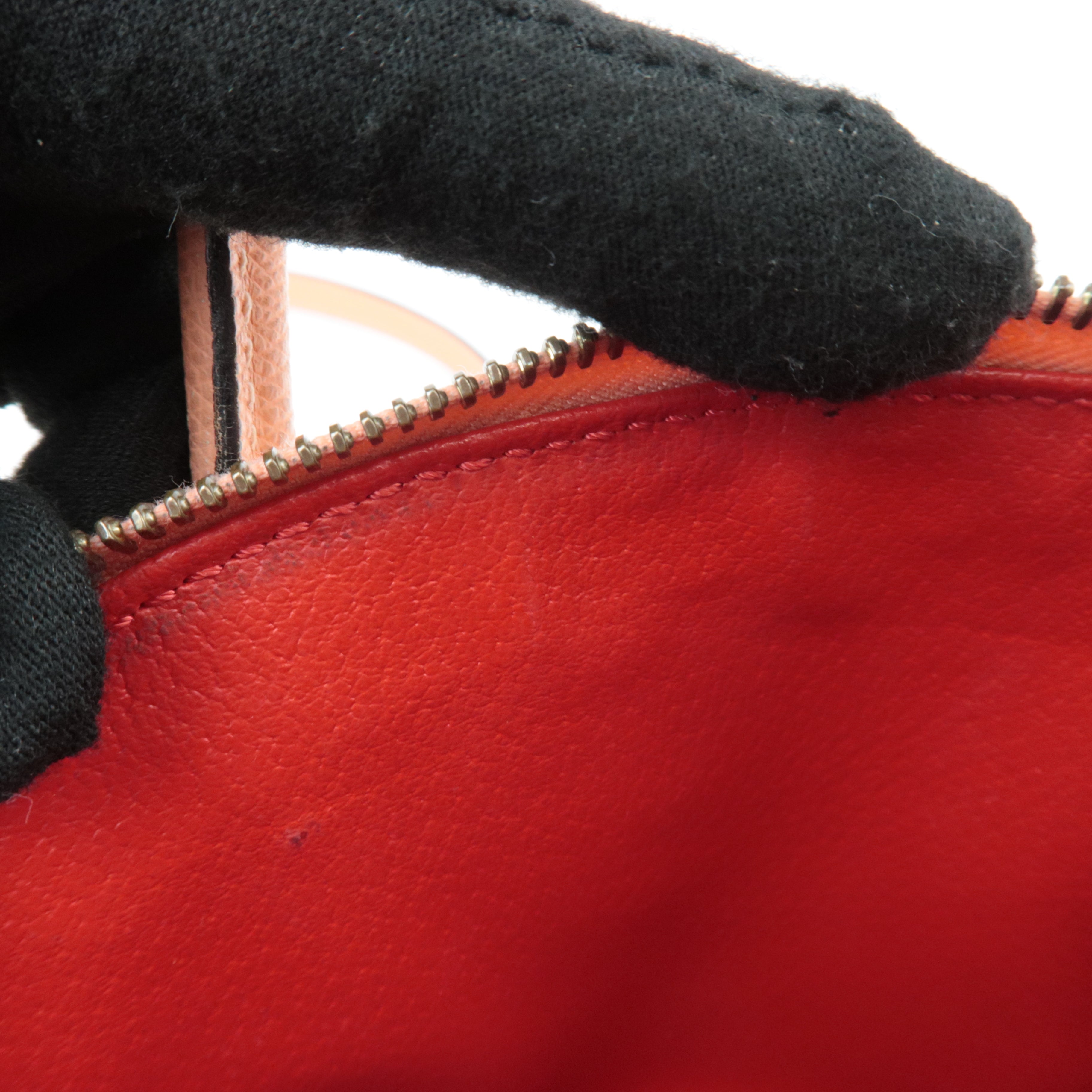 CELINE 2Way Leather Handbag Salmon Pink