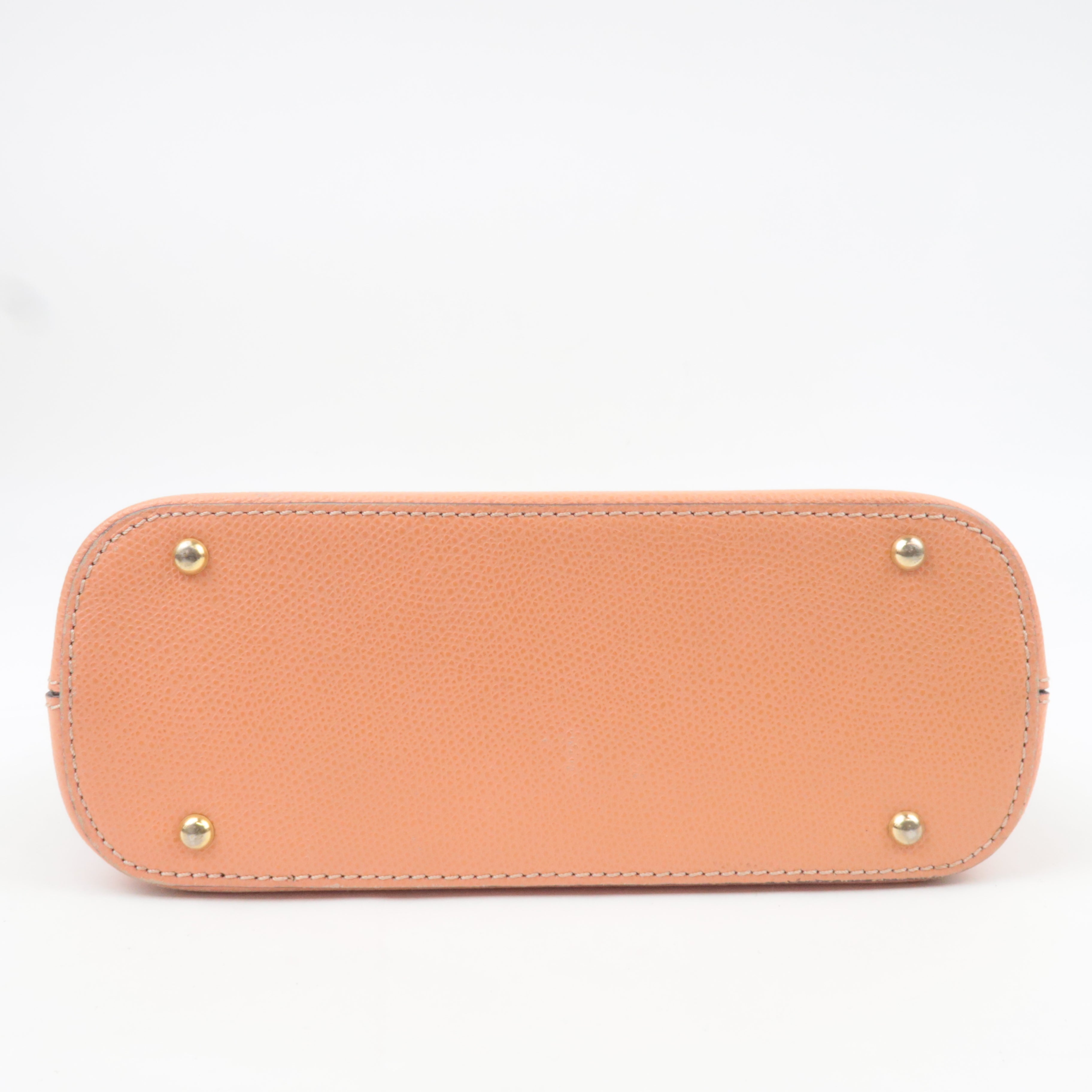 CELINE 2Way Leather Handbag Salmon Pink