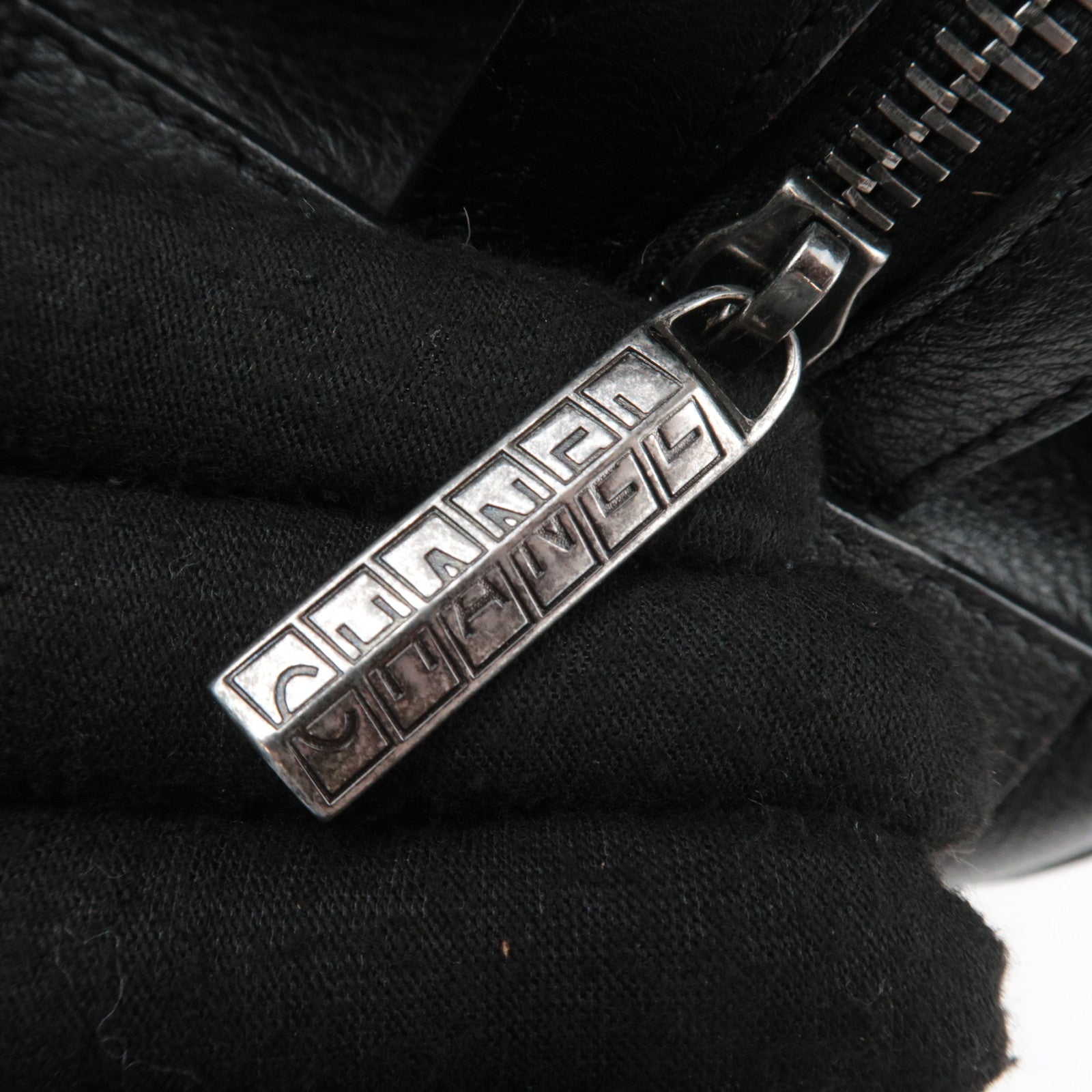 CHANEL Matelasse 2Way Leather Chain Shoulder Bag Black Mix HDW