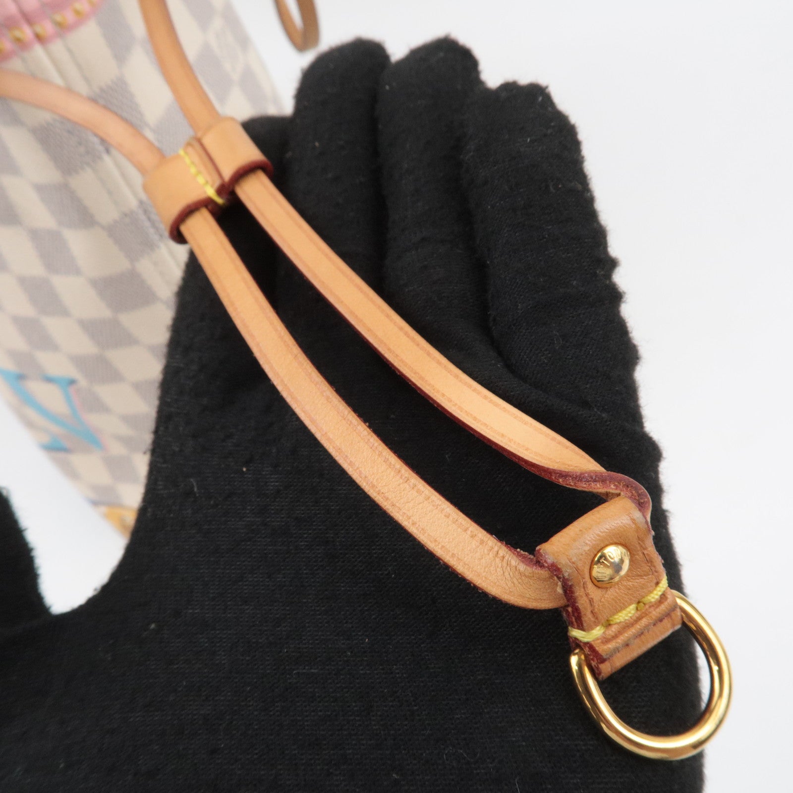 Louis Vuitton Summer Trunk Damier Azur Neverfull MM Tote Bag N41065