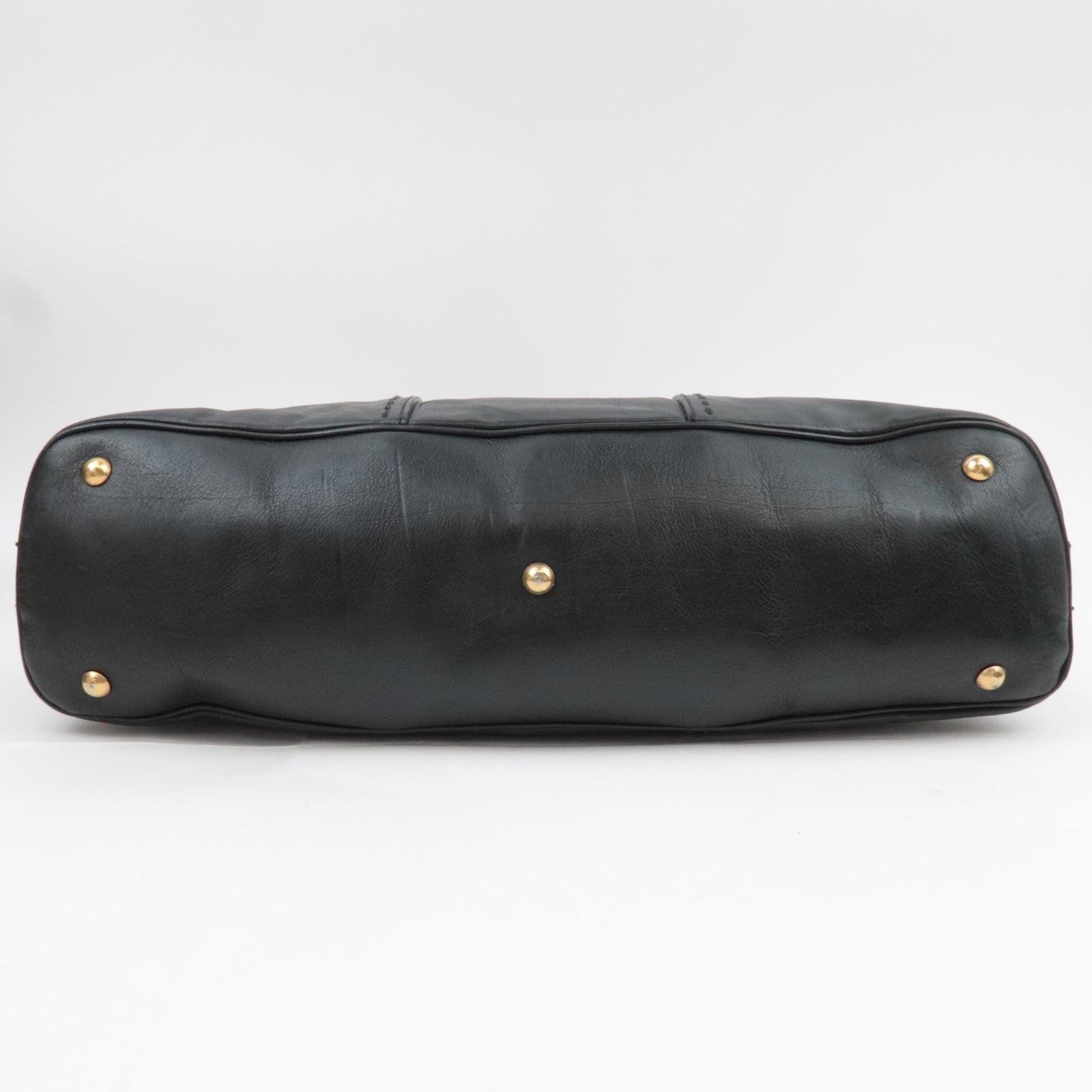 SAINT LAURENT YSL Muse Leather Handbag Black 156464