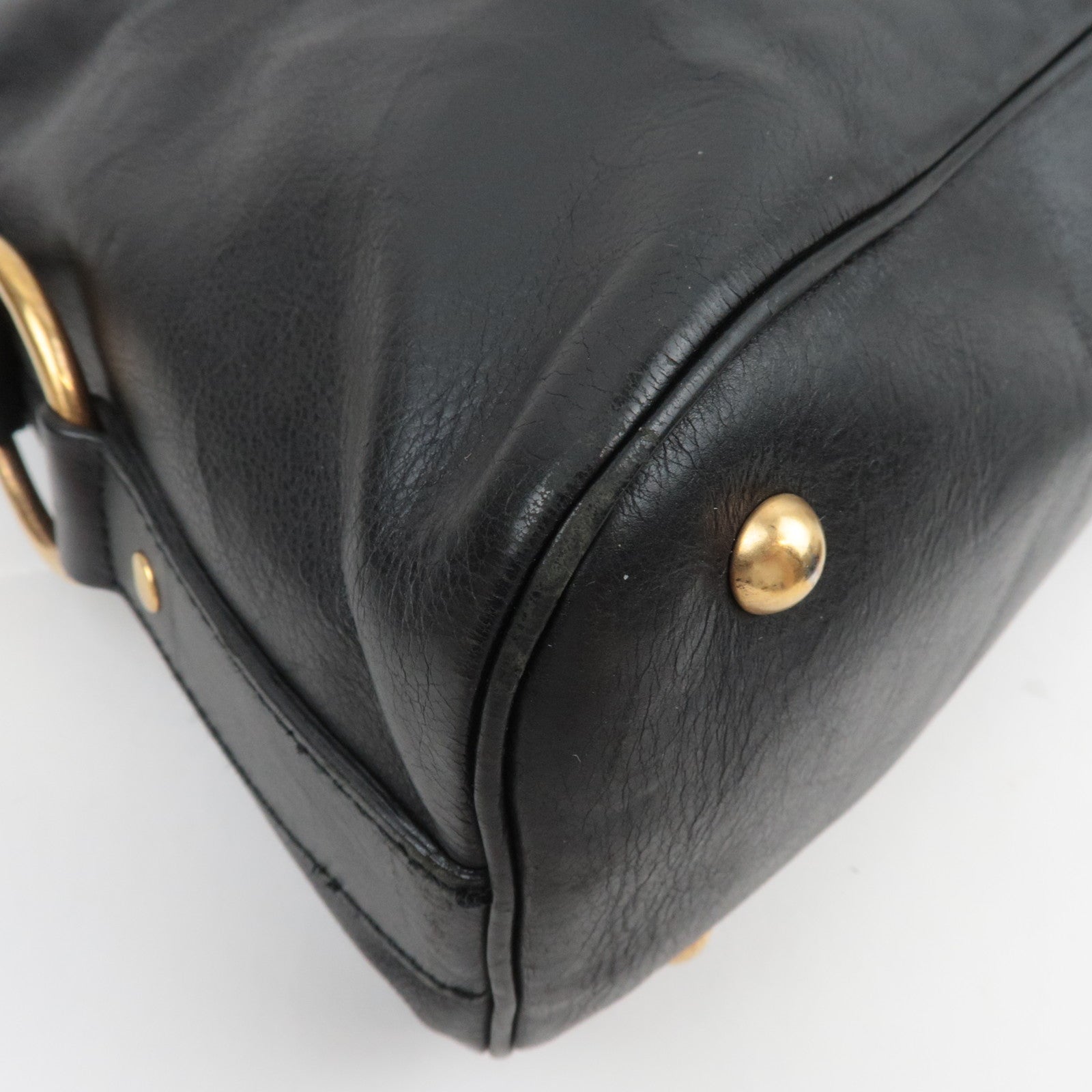 SAINT LAURENT YSL Muse Leather Handbag Black 156464