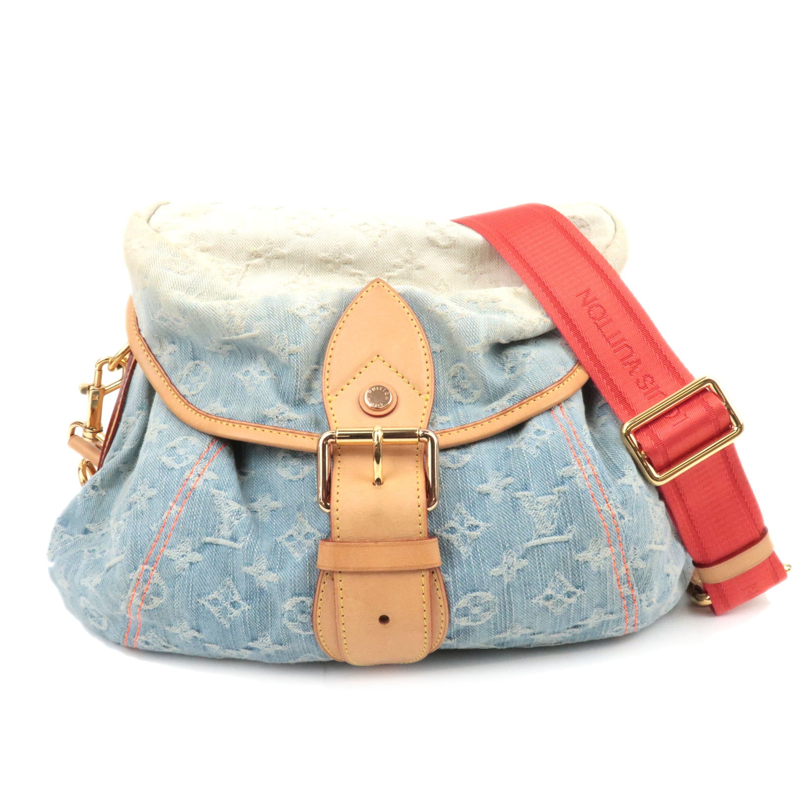 Louis Vuitton Monogram Denim Sunshine Shoulder Bag Blue M9318289374