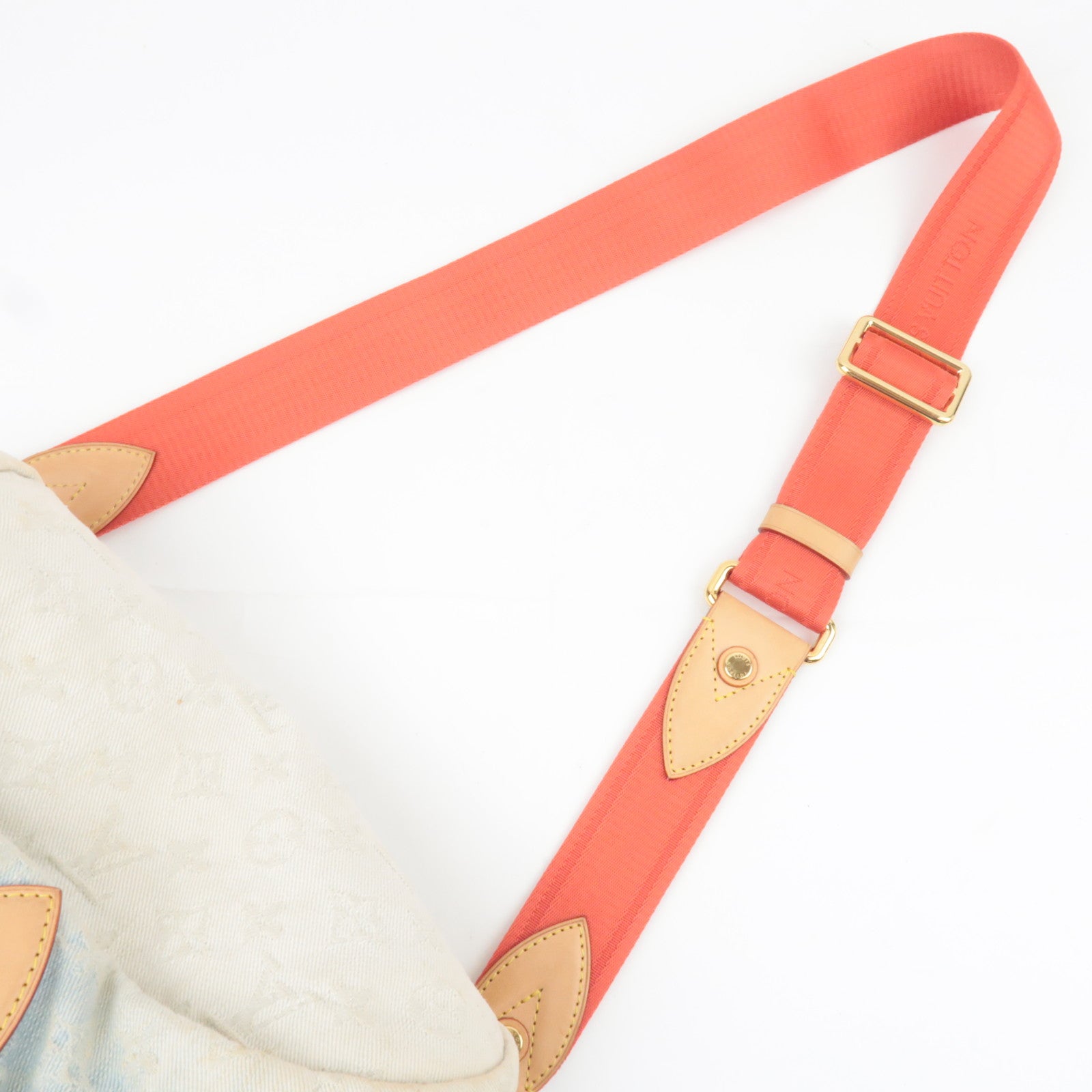 Louis Vuitton Monogram Denim Sunshine Shoulder Bag Blue M93182