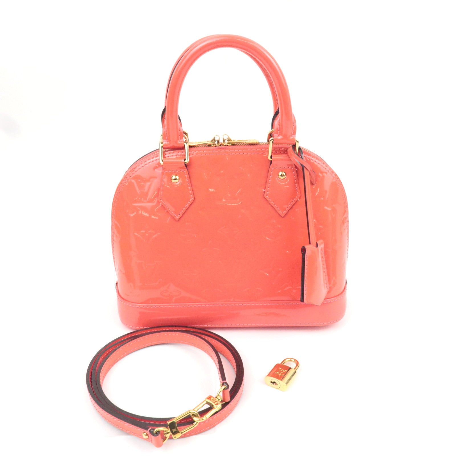Louis Vuitton Monogram Vernis Alma BB Handbag M90259
