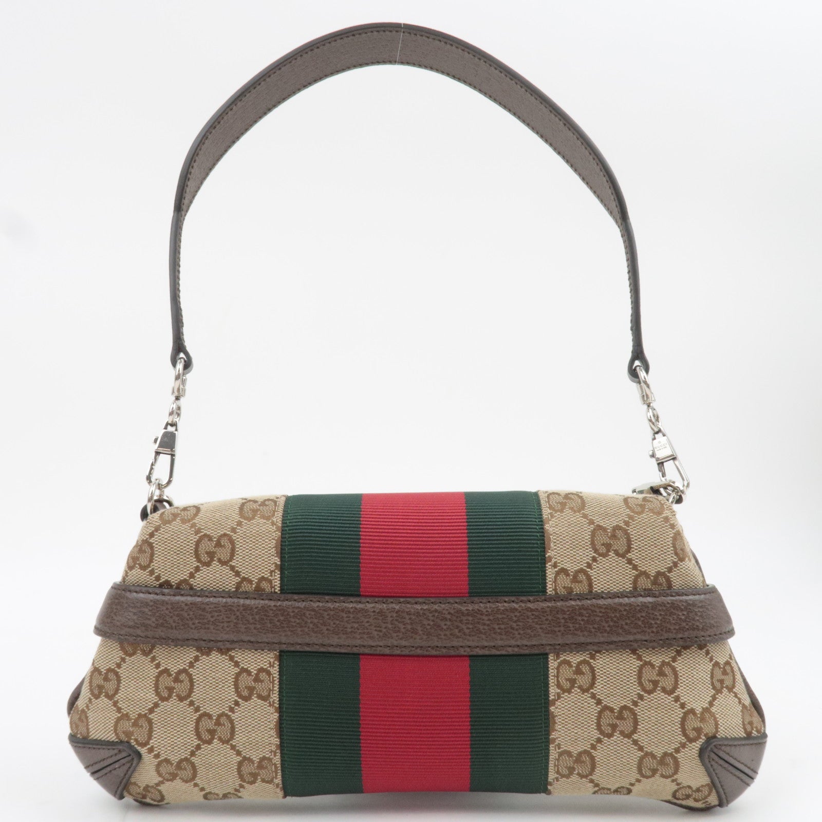 GUCCI Sherry Horsebit Small 2Way Chain Shoulder Bag Brown 764339
