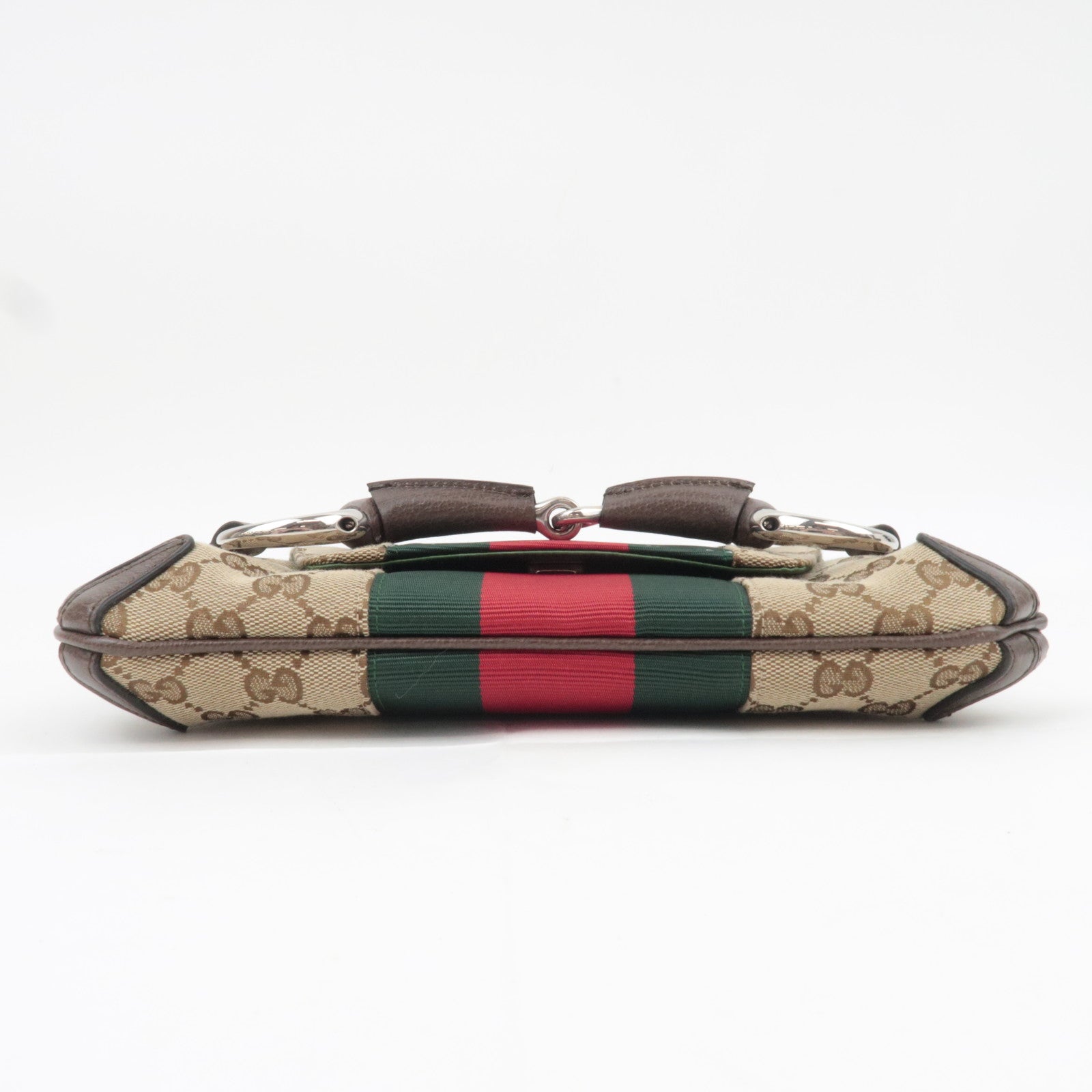 GUCCI Sherry Horsebit Small 2Way Chain Shoulder Bag Brown 764339