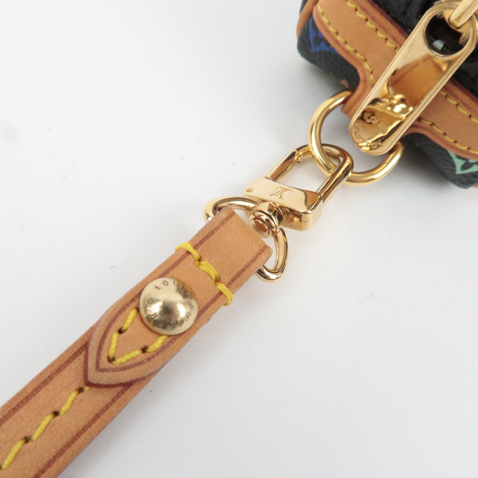 Louis Vuitton Monogram Multicolor Trousse Wapity Small Pouch Noir M58034