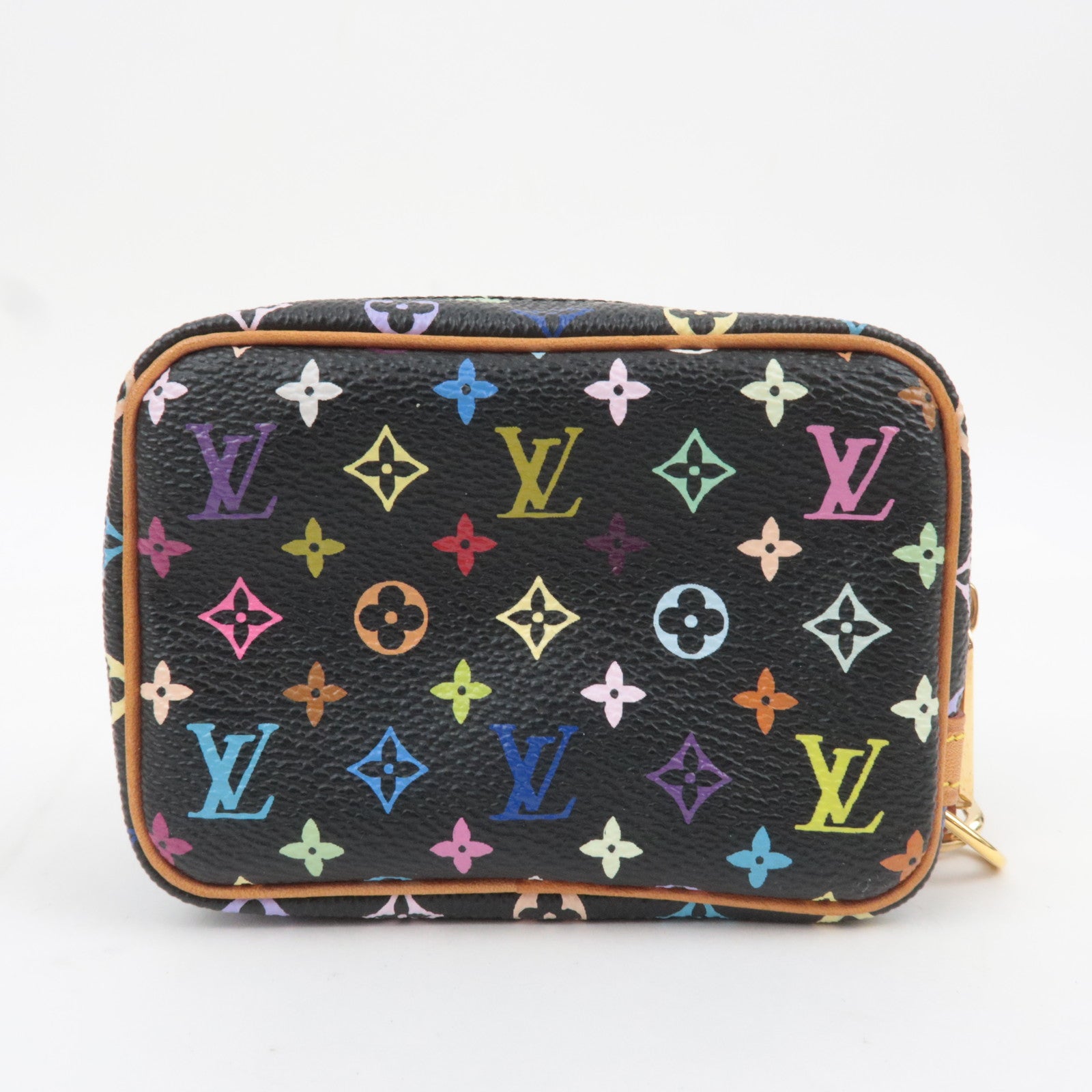 Louis Vuitton Monogram Multicolor Trousse Wapity Small Pouch Noir M58034