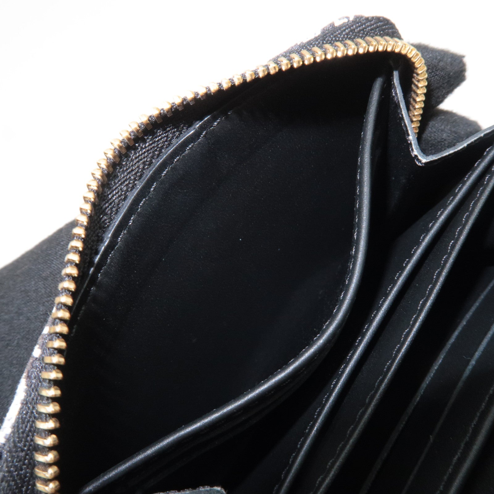 Louis Vuitton Monogram Jacquard Zippy Coin Purse Black White M69997