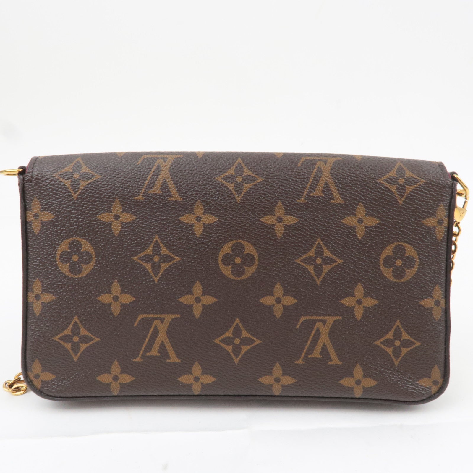 Louis Vuitton Monogram Pochette Felicie Shoulder Bag Fuchsia M81896
