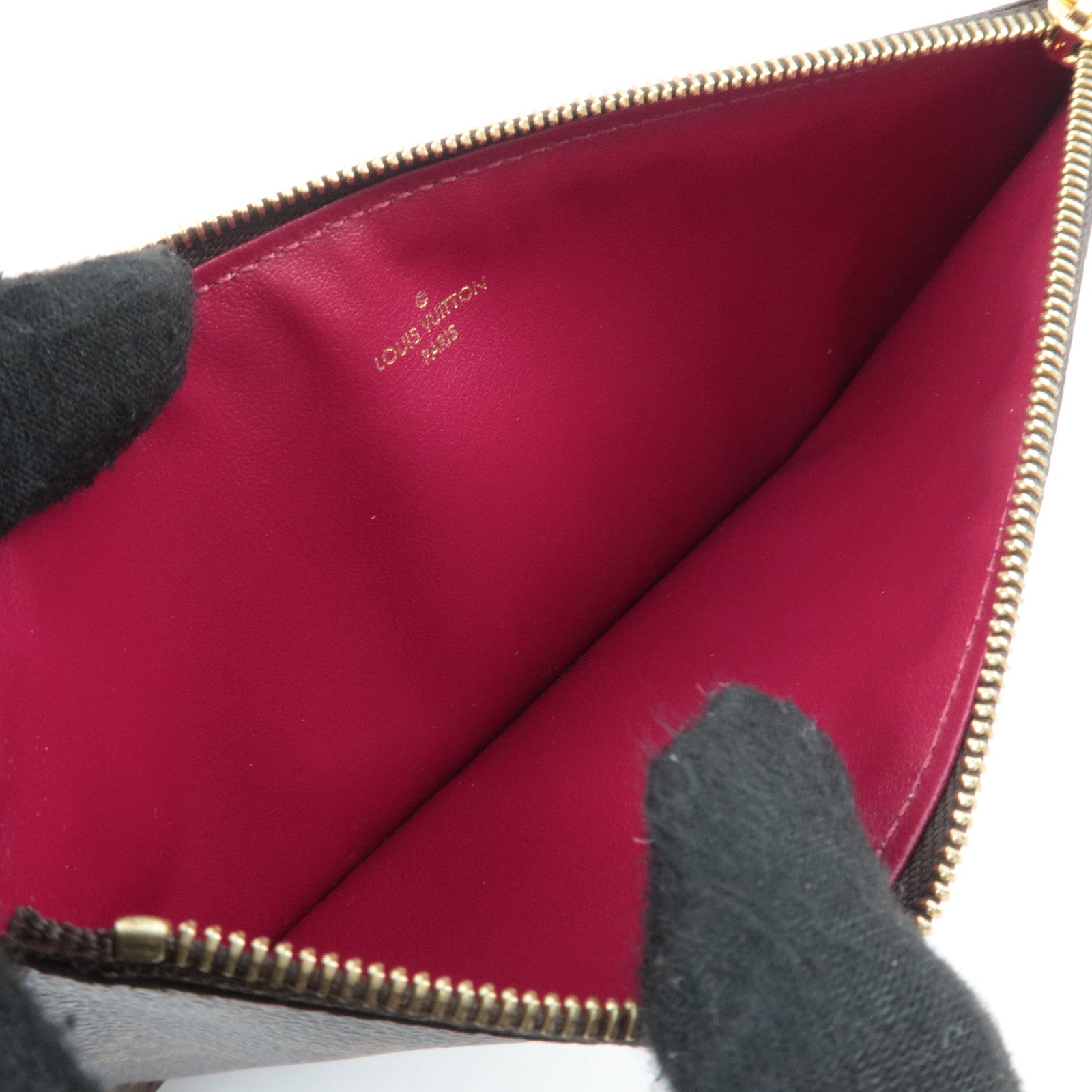 Louis Vuitton Monogram Pochette Felicie Shoulder Bag Fuchsia M81896