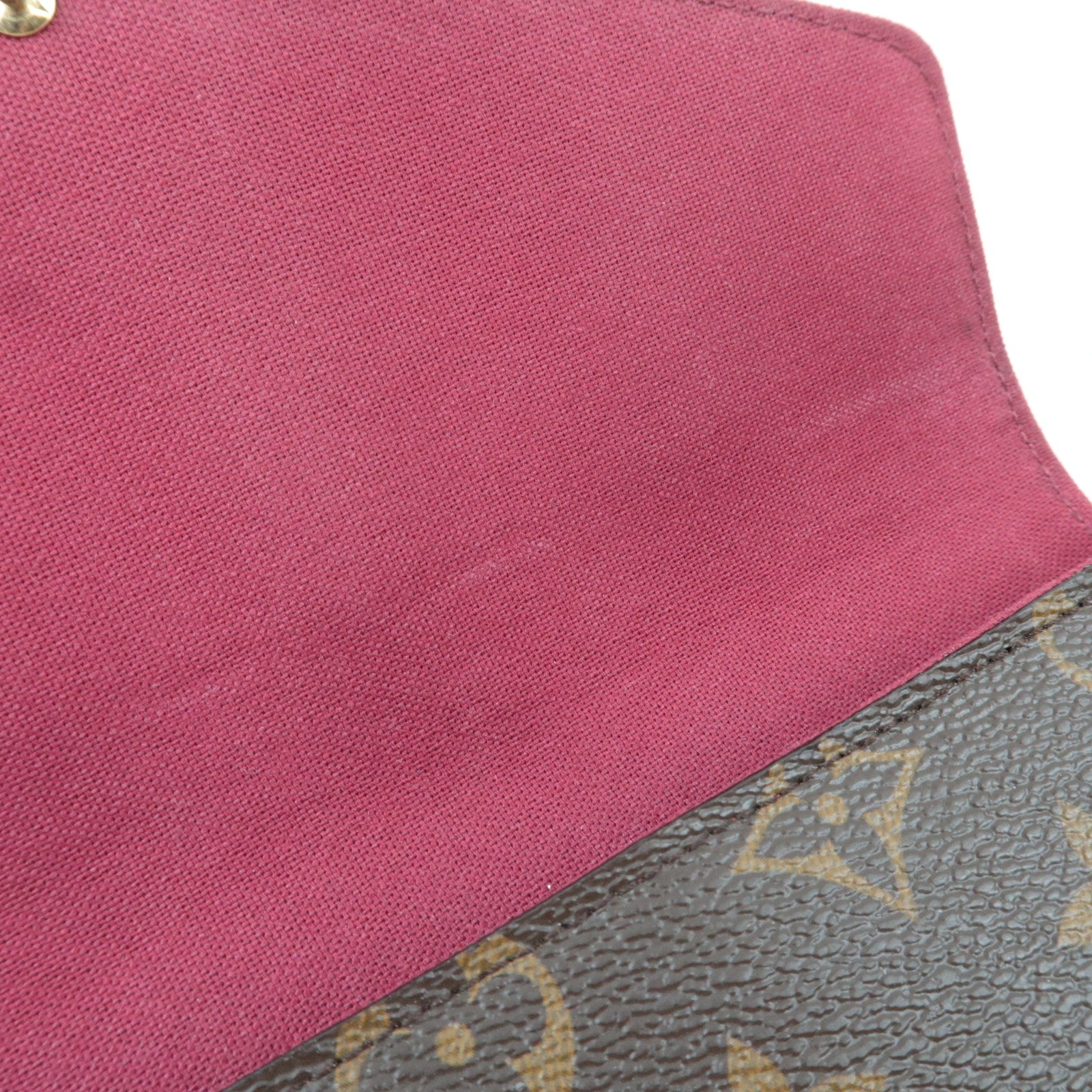 Louis Vuitton Monogram Pochette Felicie Shoulder Bag Fuchsia M81896