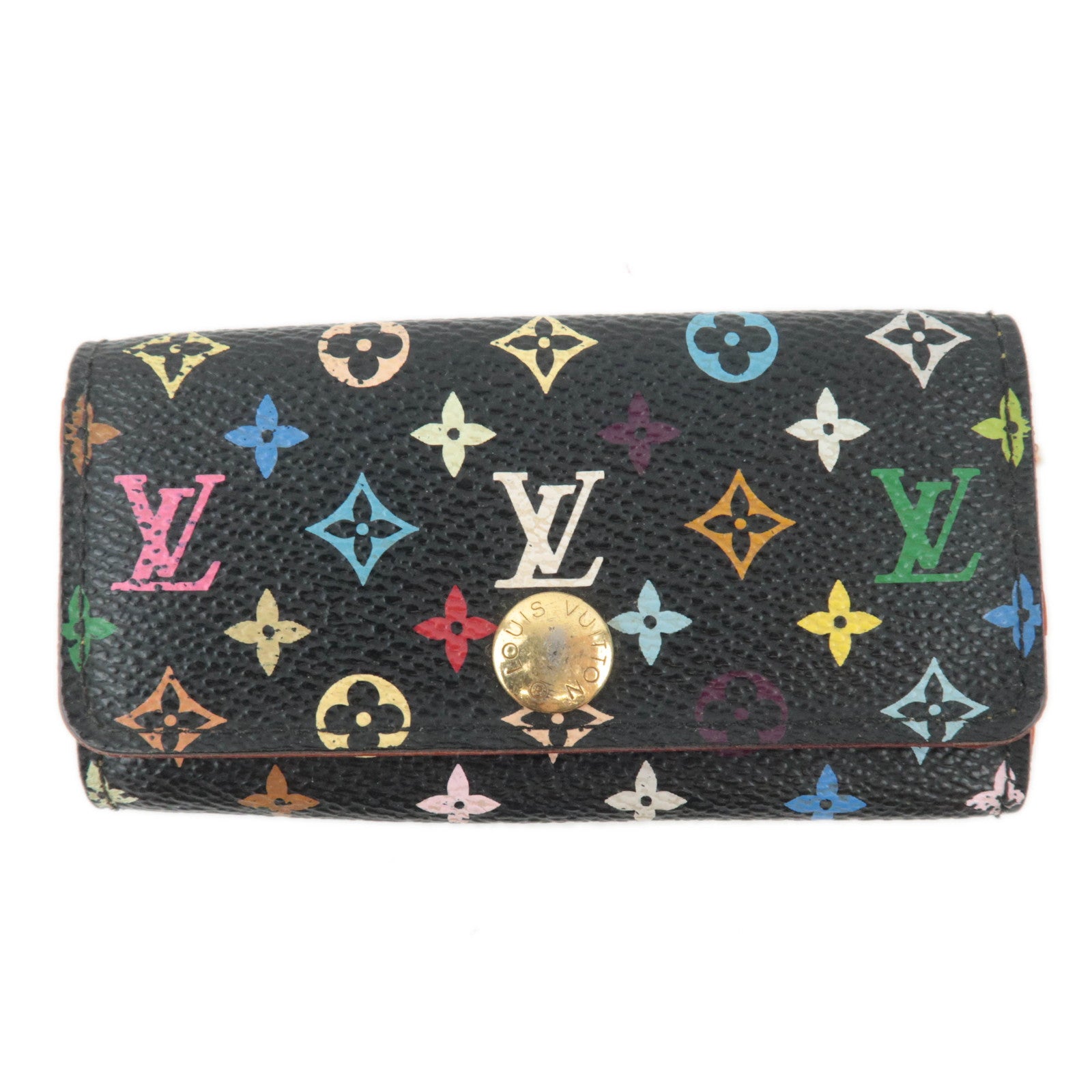 Louis Vuitton Monogram Multicolor Multi Cles 4 Key Case Noir M6004489448