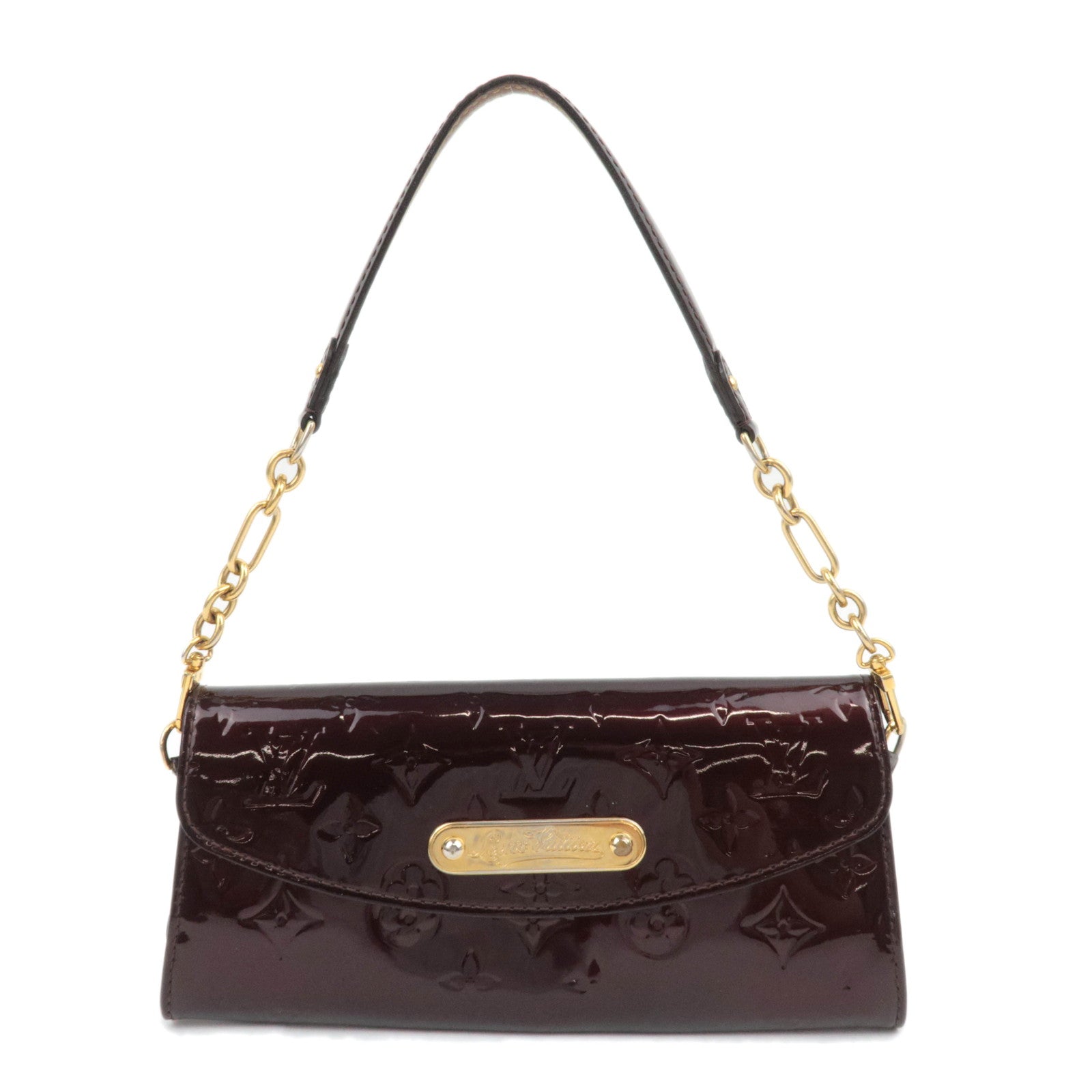 Louis Vuitton Monogram Vernis Sunset Boulevard Handbag Amarant M9354289457