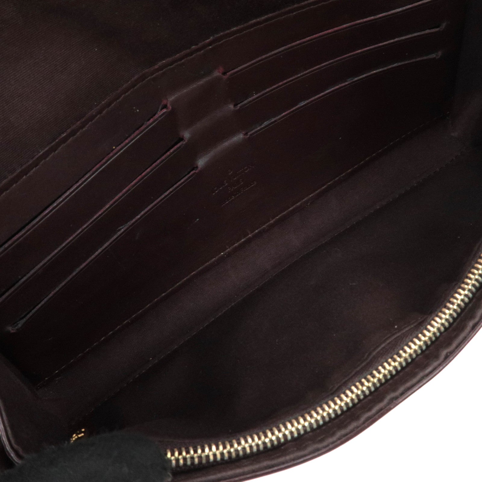 Louis Vuitton Monogram Vernis Sunset Boulevard Handbag Amarant M93542
