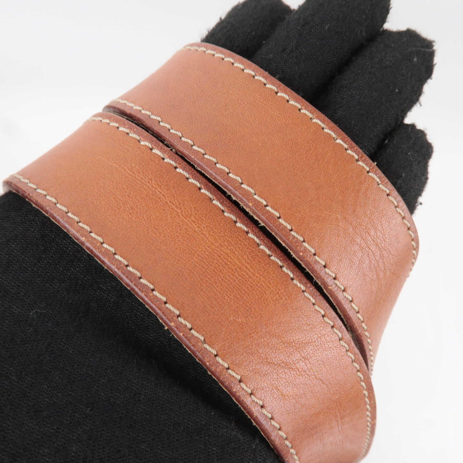 CELINE Macadam PVC Leather Tote Bag Brown